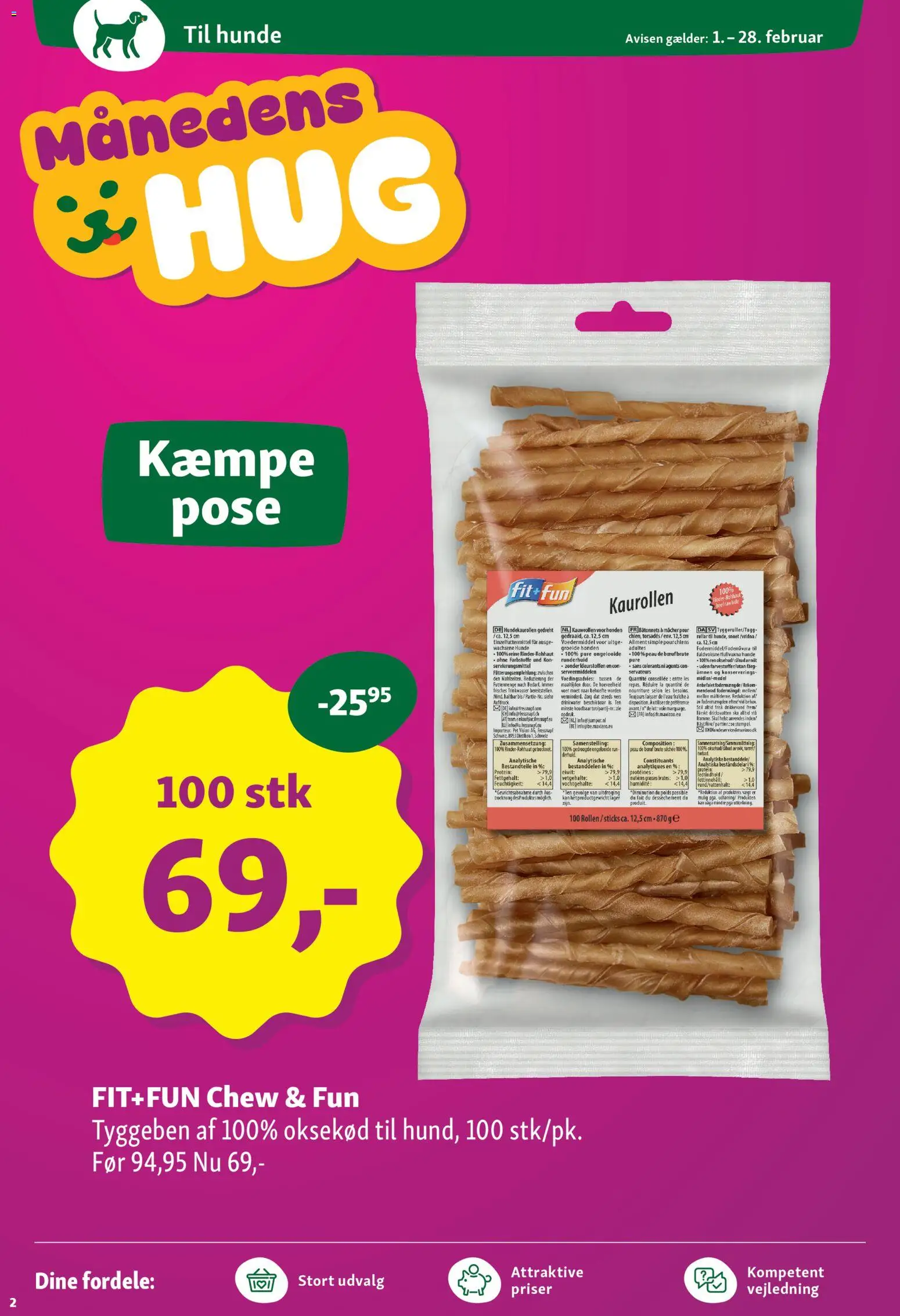 Maxi Zoo tilbudsavis – gyldig fra 01.02.2026 | Side: 2 | Produkter: Oksekød