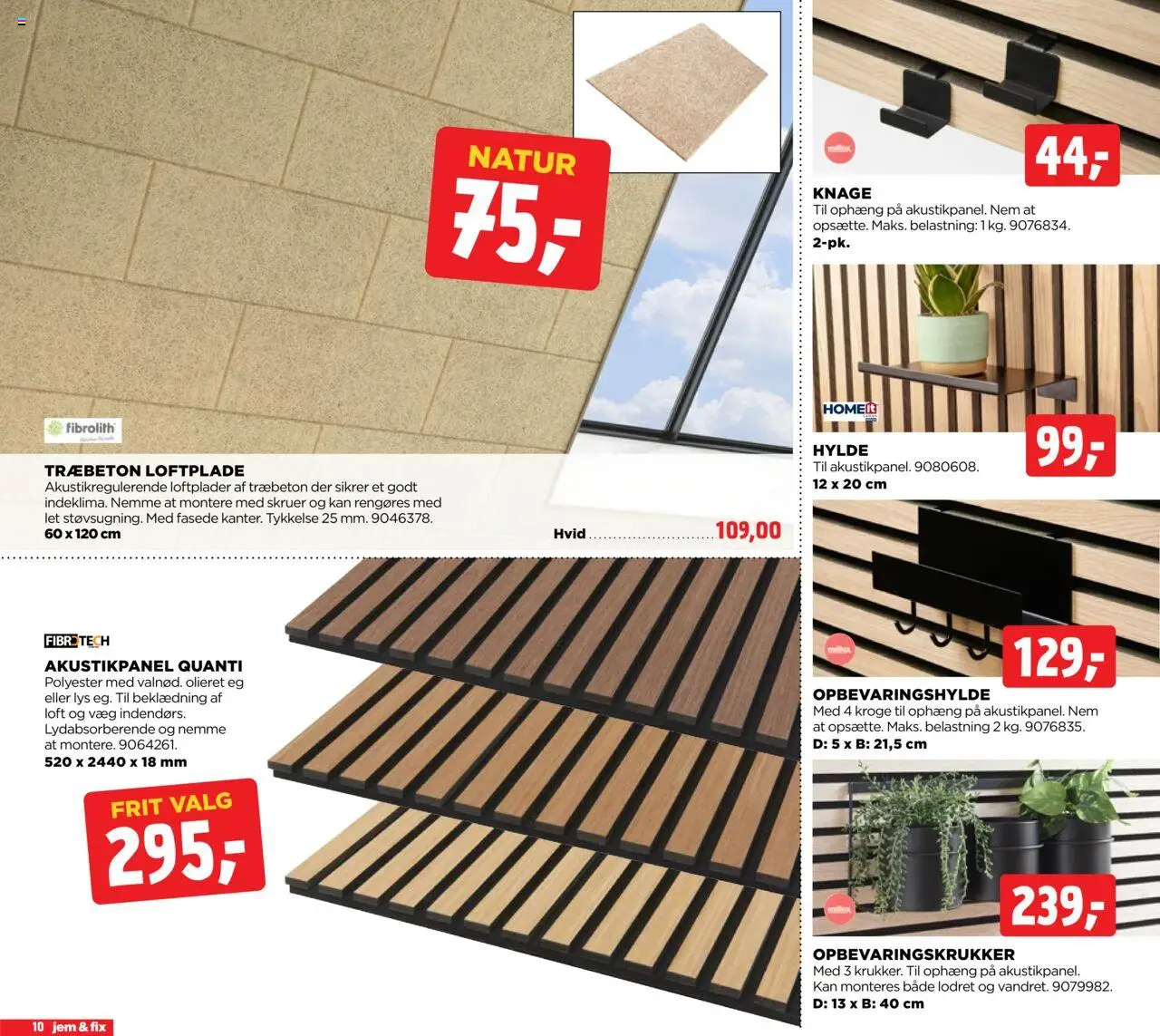 Jem & fix tilbudsavis – gyldig fra 19.10.2025 | Side: 10 | Produkter: Hylde