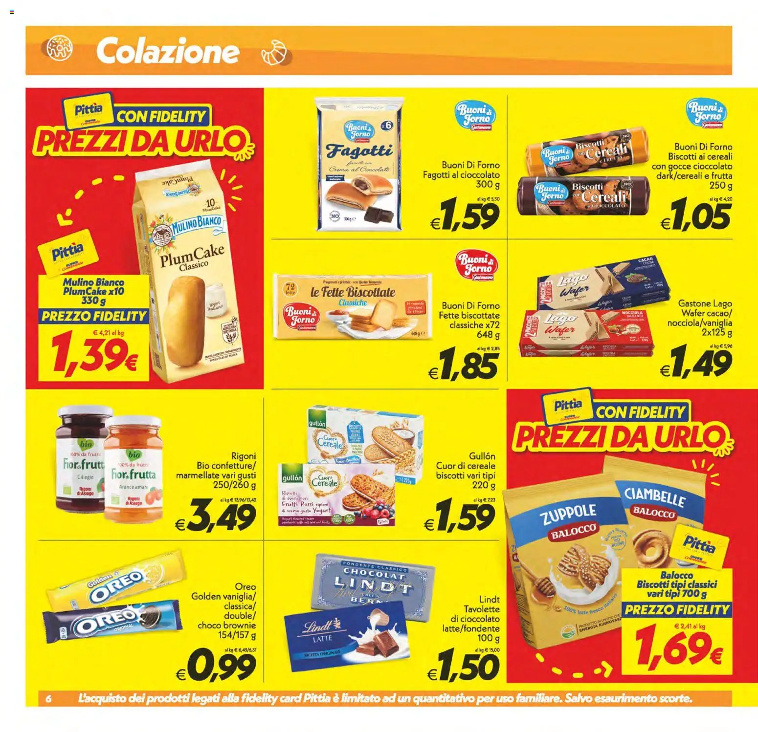 Volantino SuperConveniente del 17.04.2026 | Pagina: 6 | Prodotti: Yogurt, Olio, Forno, Fette biscottate