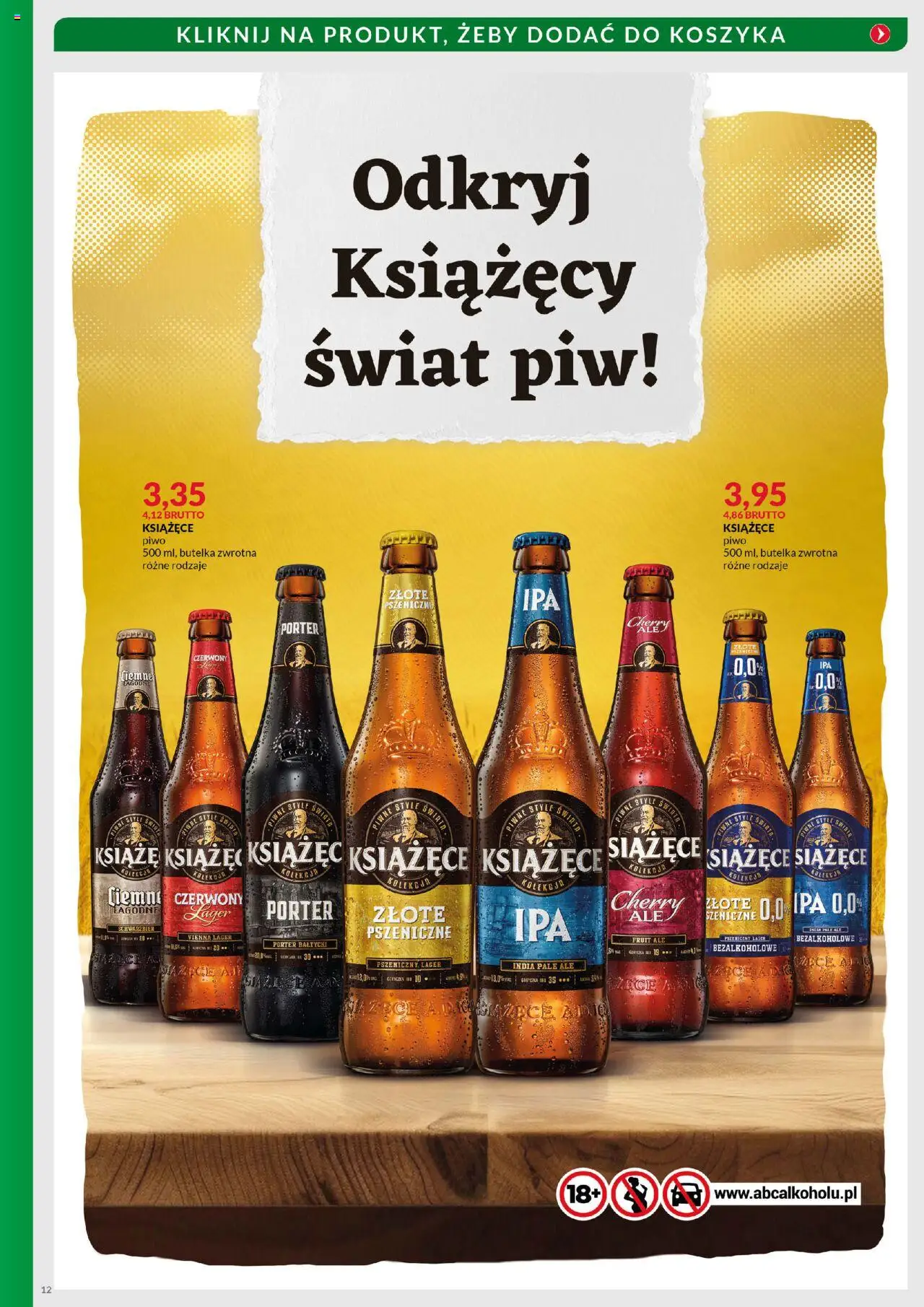 Eurocash Gazetka - Witaj Uniwersytecie od 15.09.2025 | Strona: 12 | Produkty: Piwo