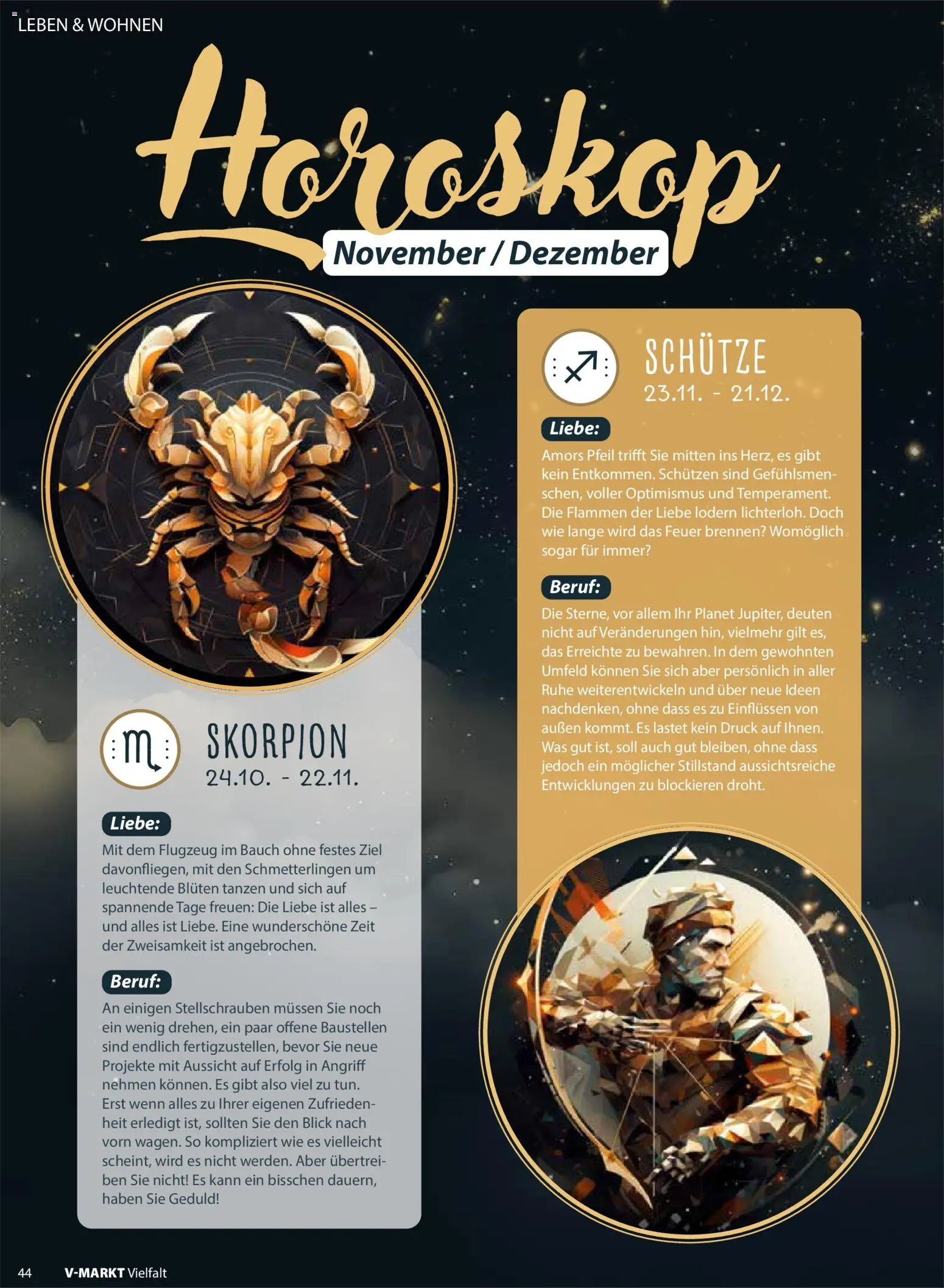 V-Markt - Vielfalt November / Dezember 2025 – gültig ab 01.11.2025 | Seite: 44