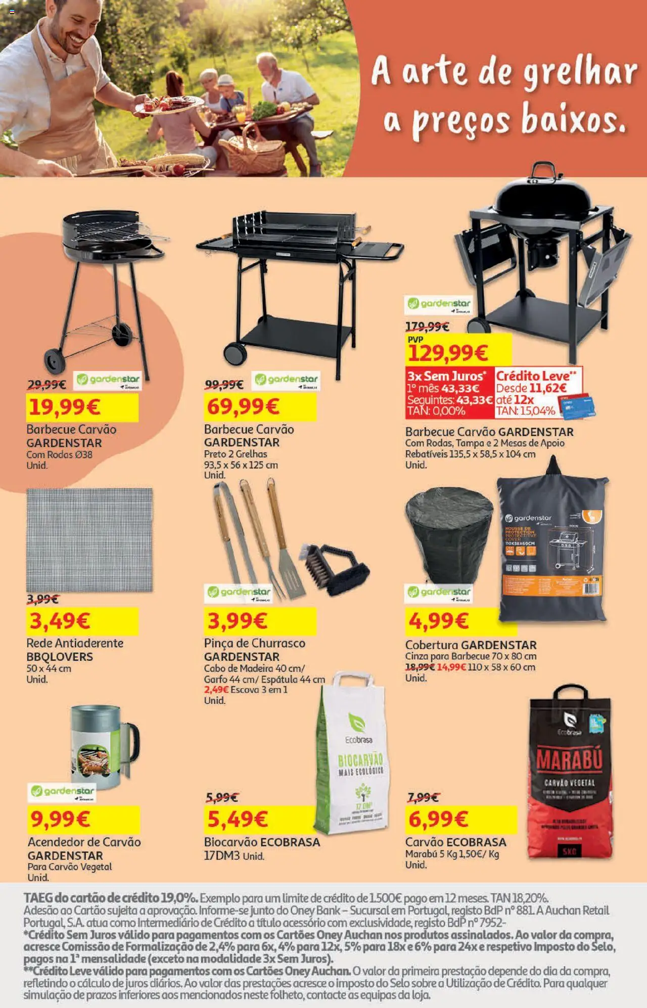 Auchan - Regresso às Aulas │ válido de 06.08.2025 | Página: 22 | Produtos: Espátula, Cabo, Pinça, Carvão vegetal