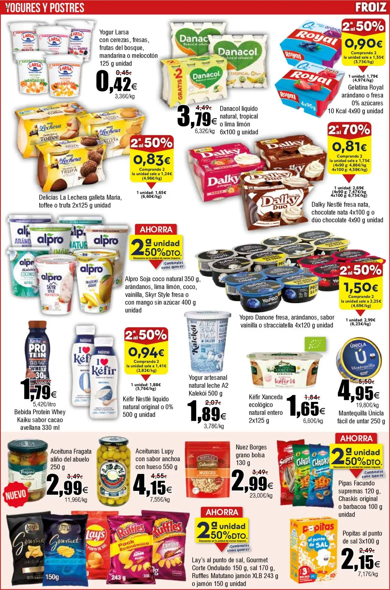 Froiz folleto │ válido desde el 21.10.2025 | Página: 9 | Productos: Παγκάκι, Gelatina, Yogur, Chocolate