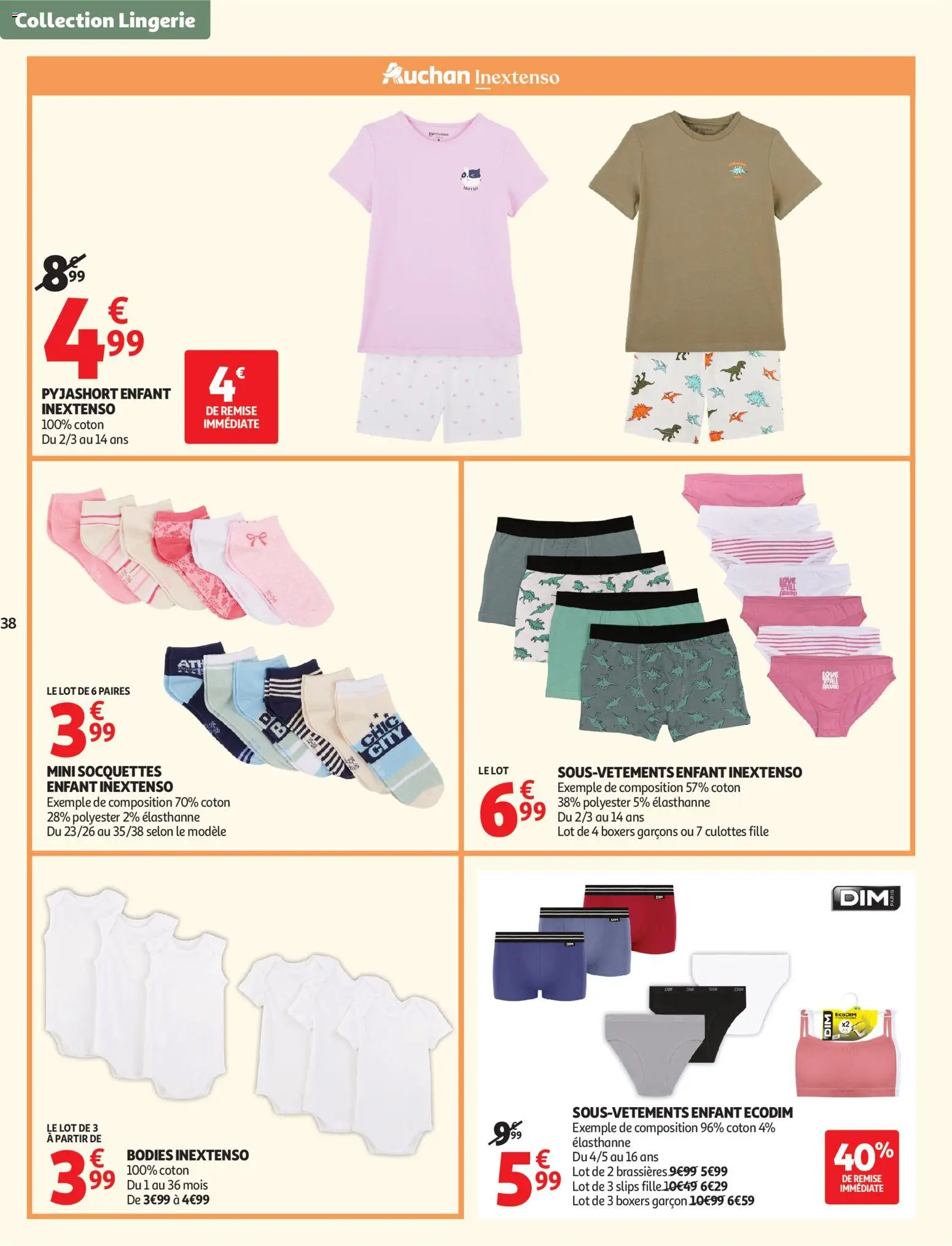 {H1} | Page: 40 | Produits: Coton, Slips