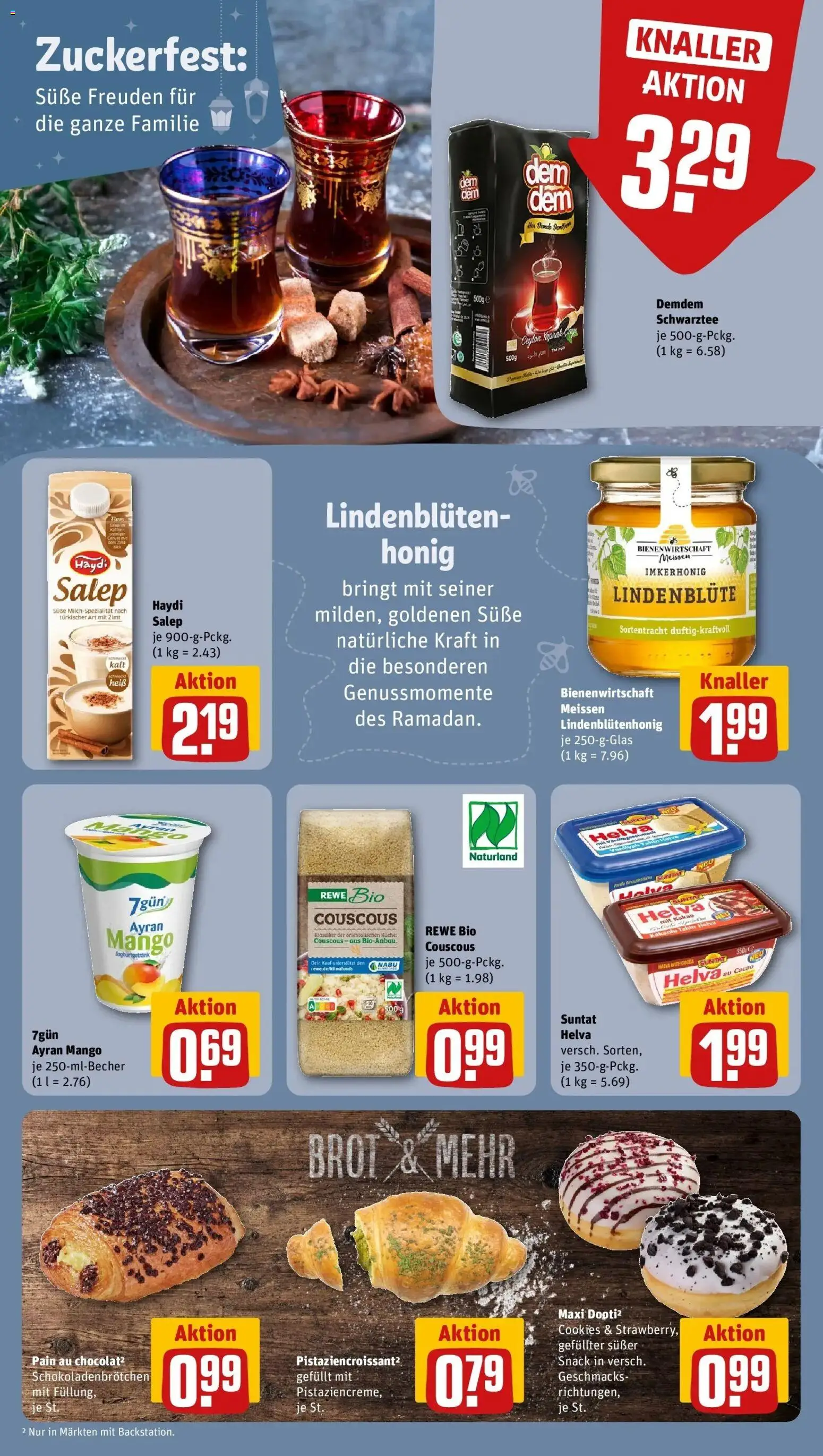 Rewe Prospekt Luckau	 – gültig ab 15.03.2026 | Seite: 21 | Produkte: Küche, Croissant, Mango, Brot