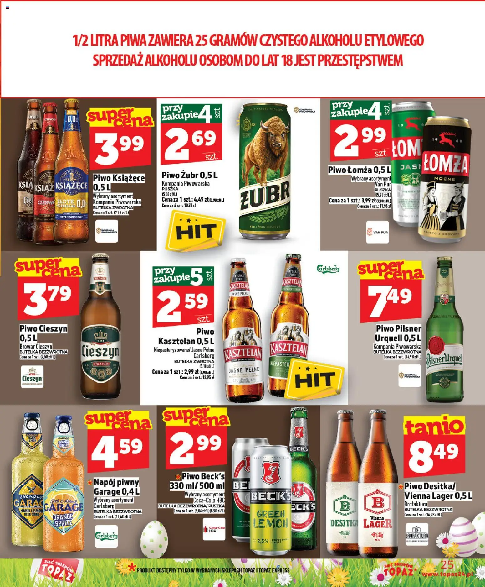 Topaz gazetka - Ceny małe na stałe od 19.03.2026 | Strona: 25