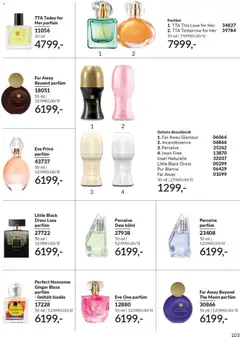 Katalógus AVON 2026 januári - amely érvényes a következő dátumtól: 01.01.2026 | Oldal: 105 | Termékek: Kölni, Parfüm