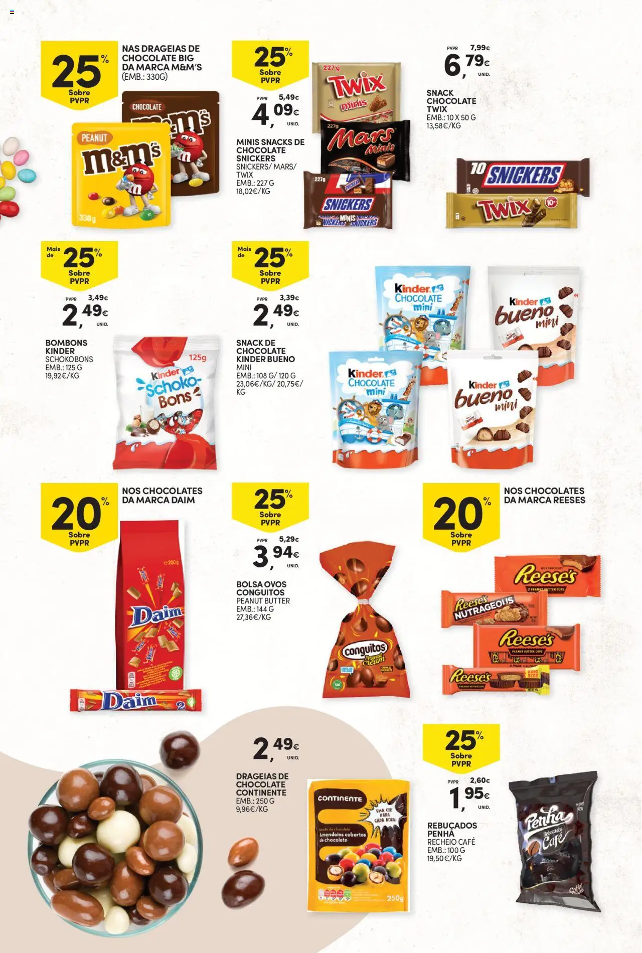 Continente - Bebidas Quentes │ válido de 14.10.2025 | Página: 22 | Produtos: Bolsa, Chocolates, Rebuçados, Café
