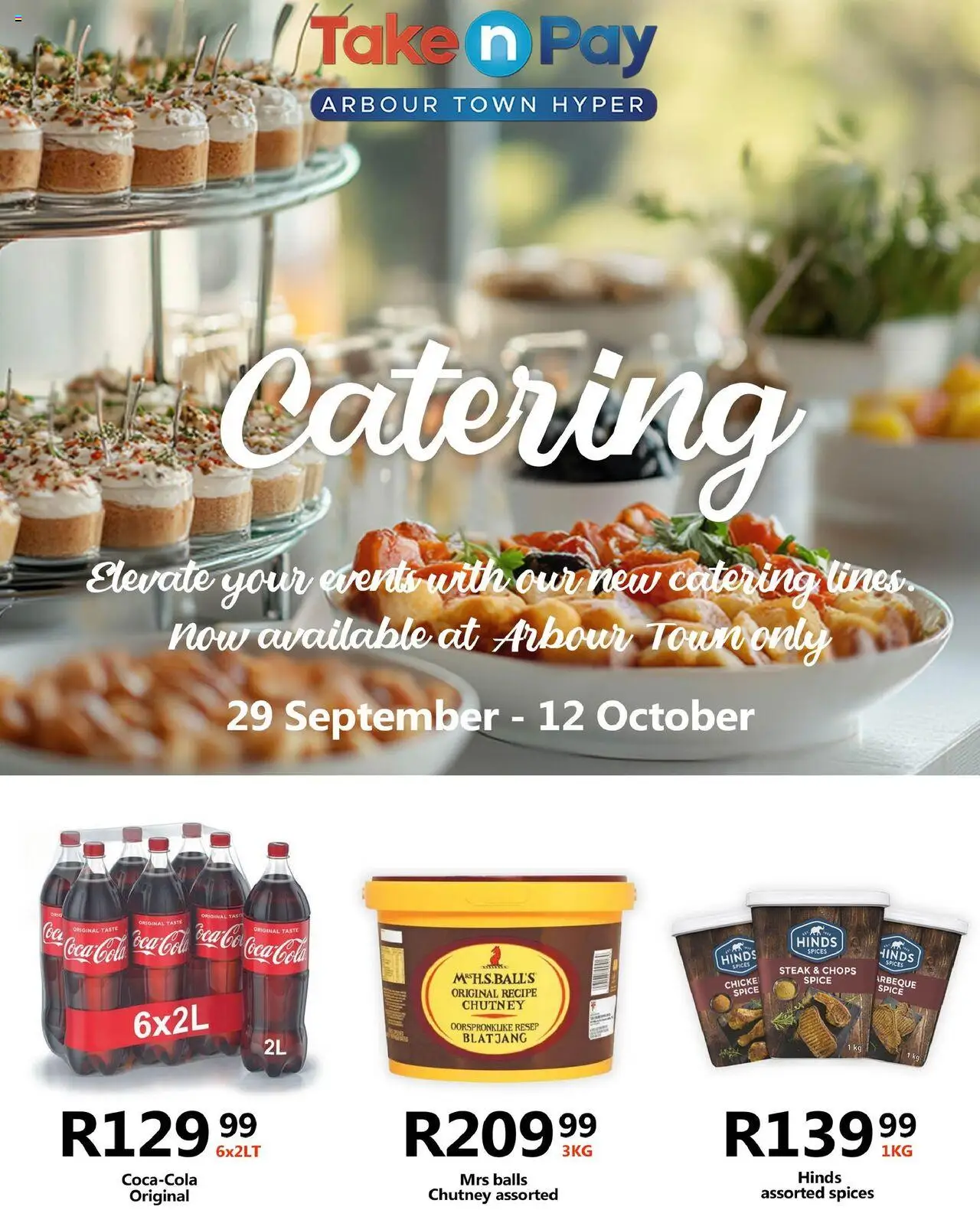 New Take n Pay catalogue – valid from 06.10.2025 | Page: 11 | Products: Chutney, Steak, Spices