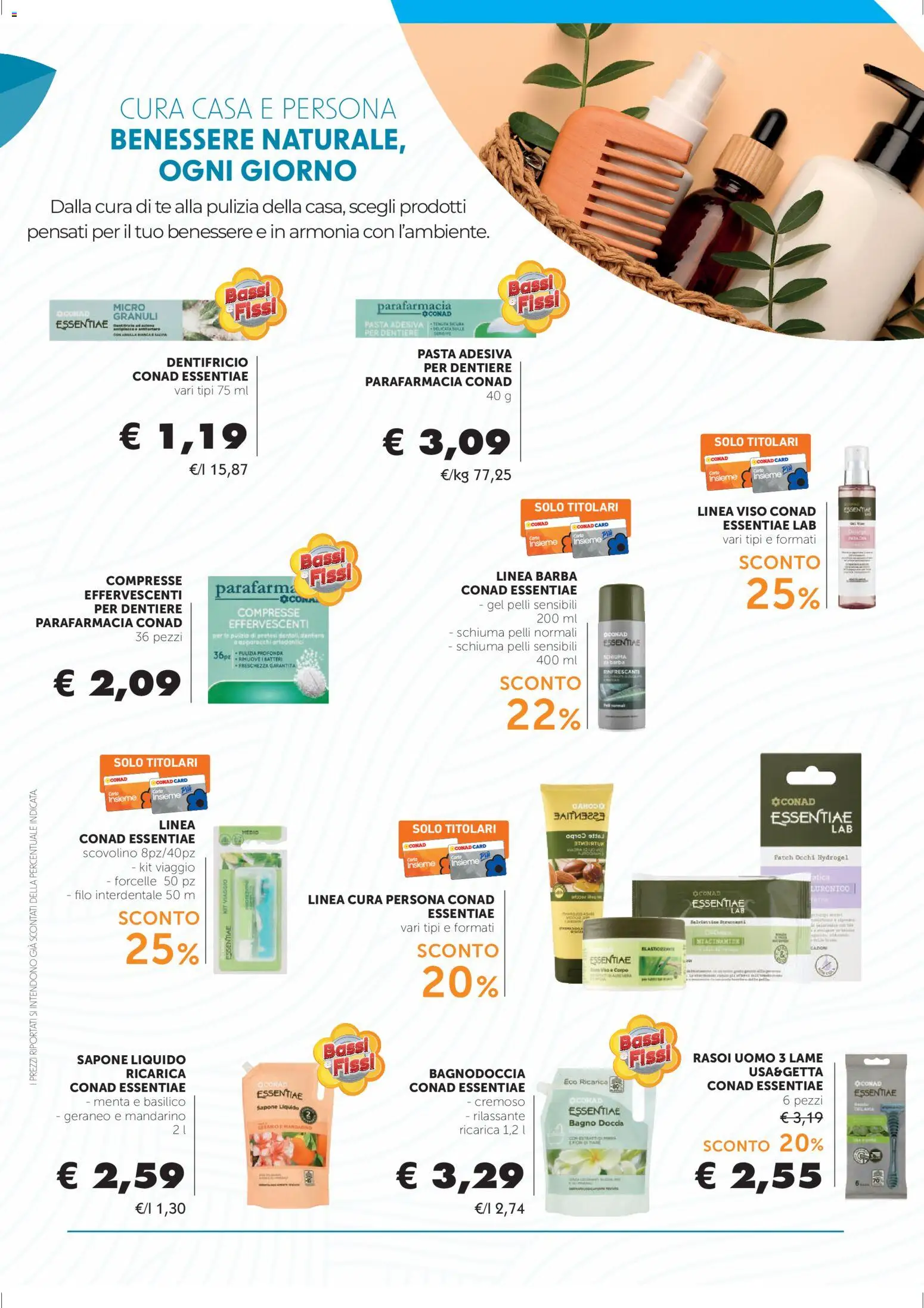 Volantino Conad del 22.04.2026 | Pagina: 14 | Prodotti: Sapone, Basilico, Menta, Bagno