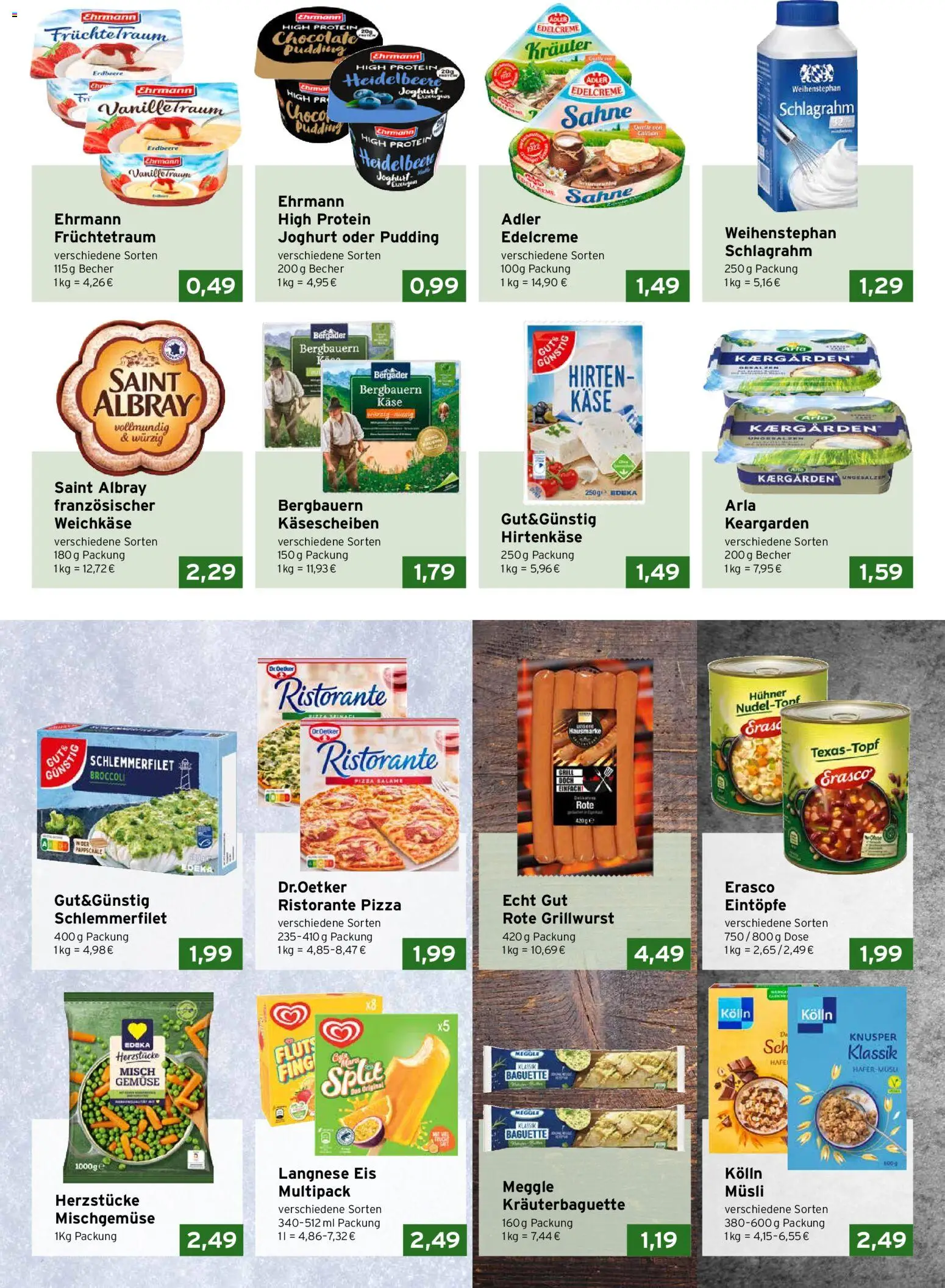 CAP Markt Prospekt – gültig ab 20.04.2026 | Seite: 2 | Produkte: Musli, Grill, Pudding, Gemüse