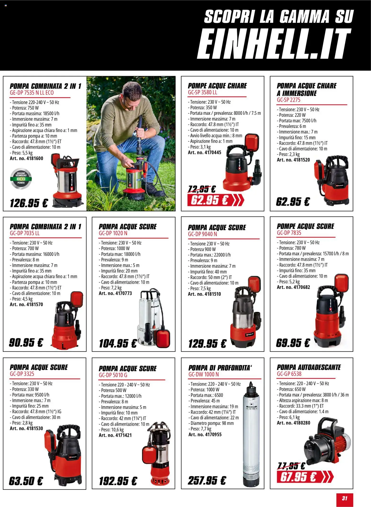 Volantino Einhell del 02.02.2026 | Pagina: 31