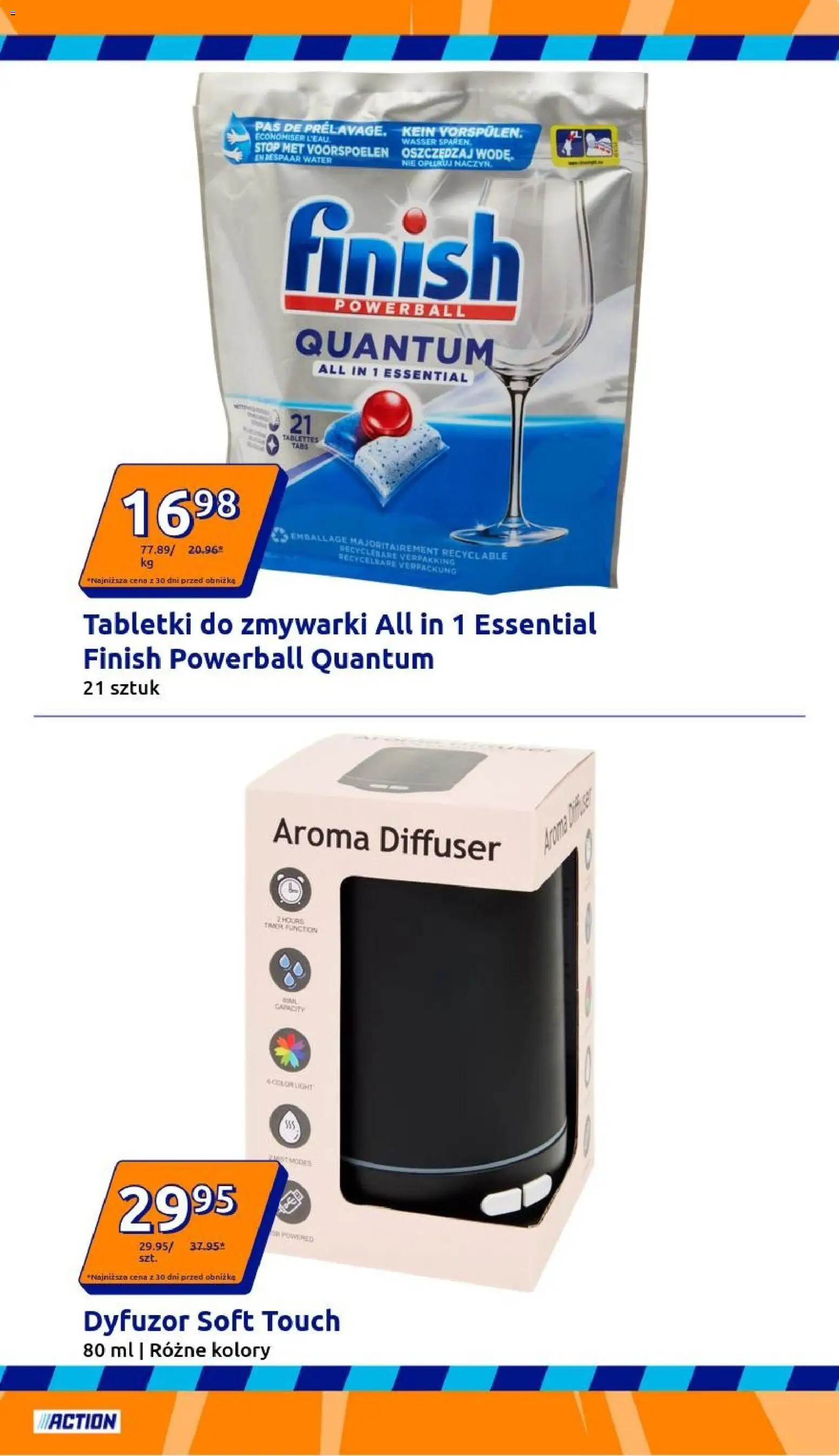 Action Gazetka od 31.12.2025 | Strona: 29 | Produkty: Finish, Tabletki do zmywarki