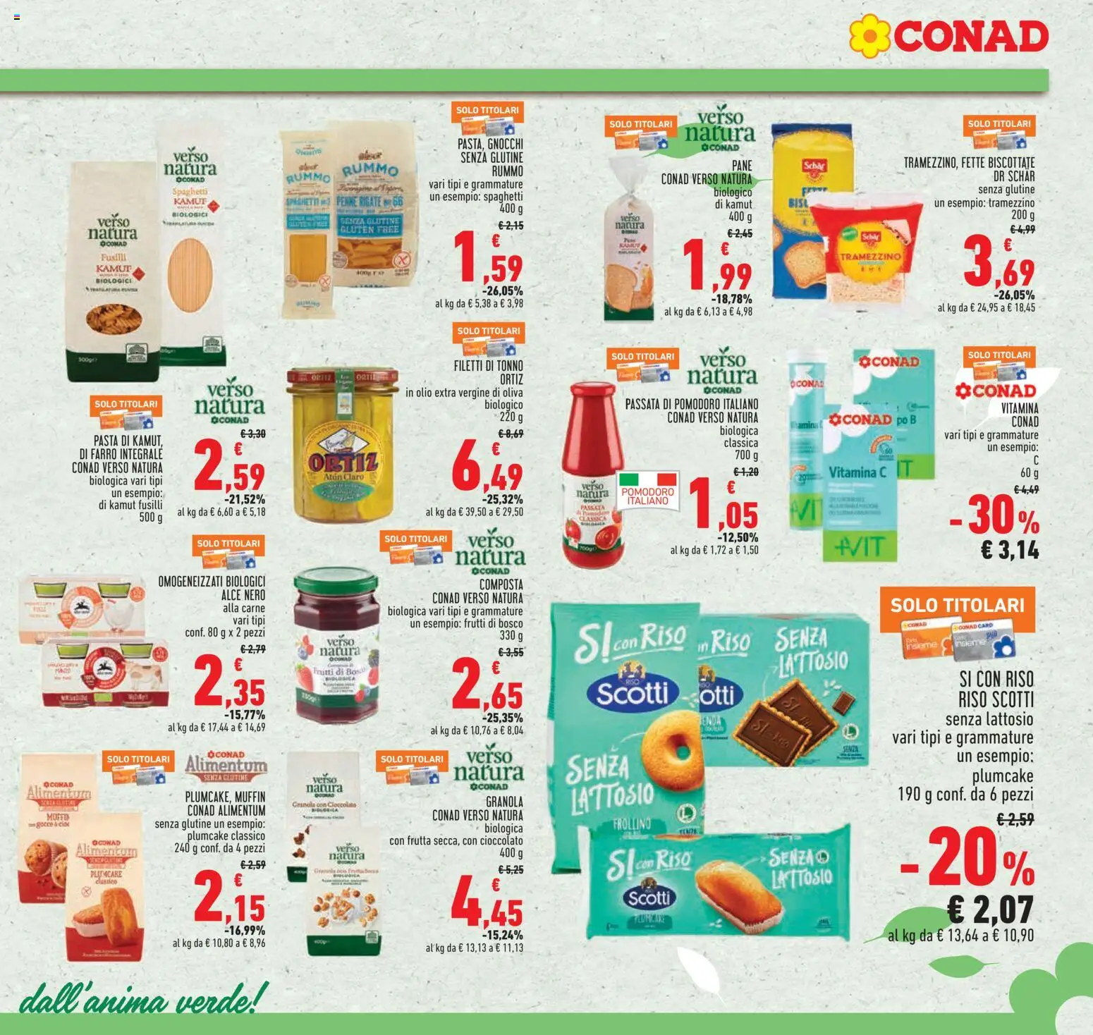 Volantino Conad del 15.01.2026 | Pagina: 19 | Prodotti: Tonno, Olio extra vergine, Tramezzino, Penne