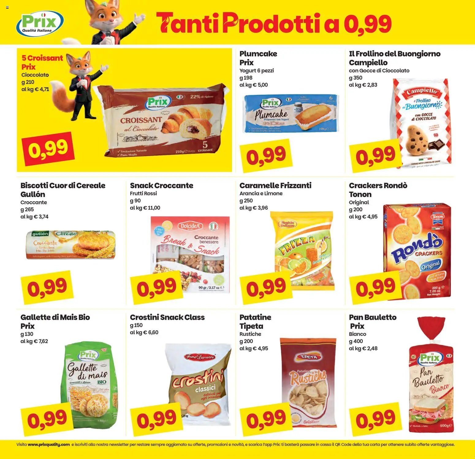 Volantino Prix del 21.04.2026 | Pagina: 7 | Prodotti: Biscotti, Crackers, Gallette, Mais