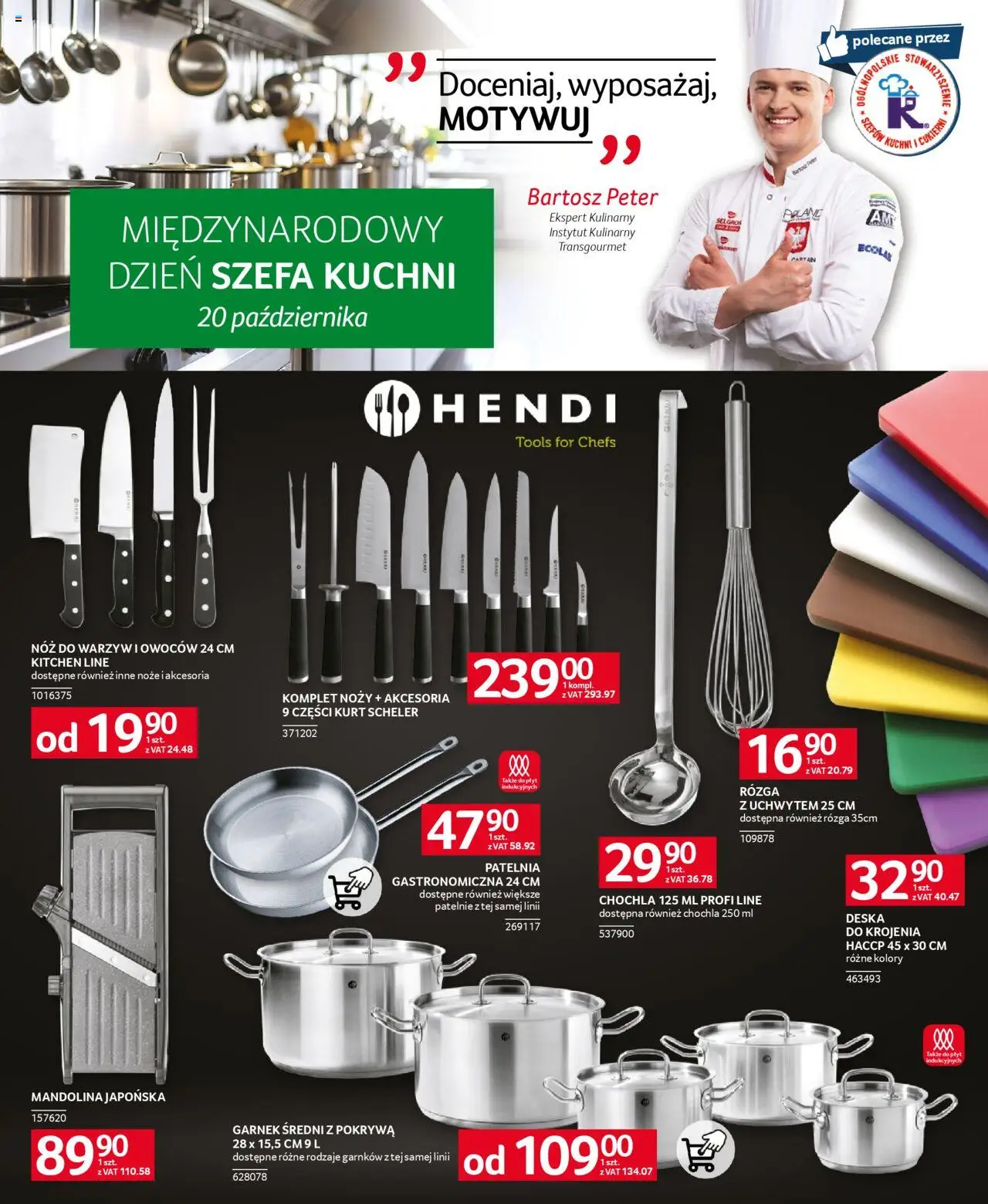 Selgros cash&carry Gazetka - Oferta dla gastronomii od 09.10.2025 | Strona: 16 | Produkty: Garnek, Patelnie, Patelnia