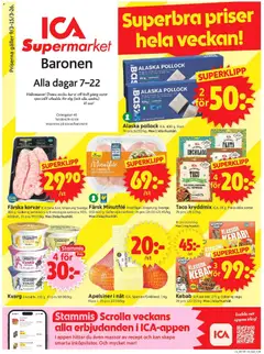 ICA Supermarket - Stockholm - Förhandsvisning av reklamblad från butik ICA Supermarket aktuell från 09.03.2026