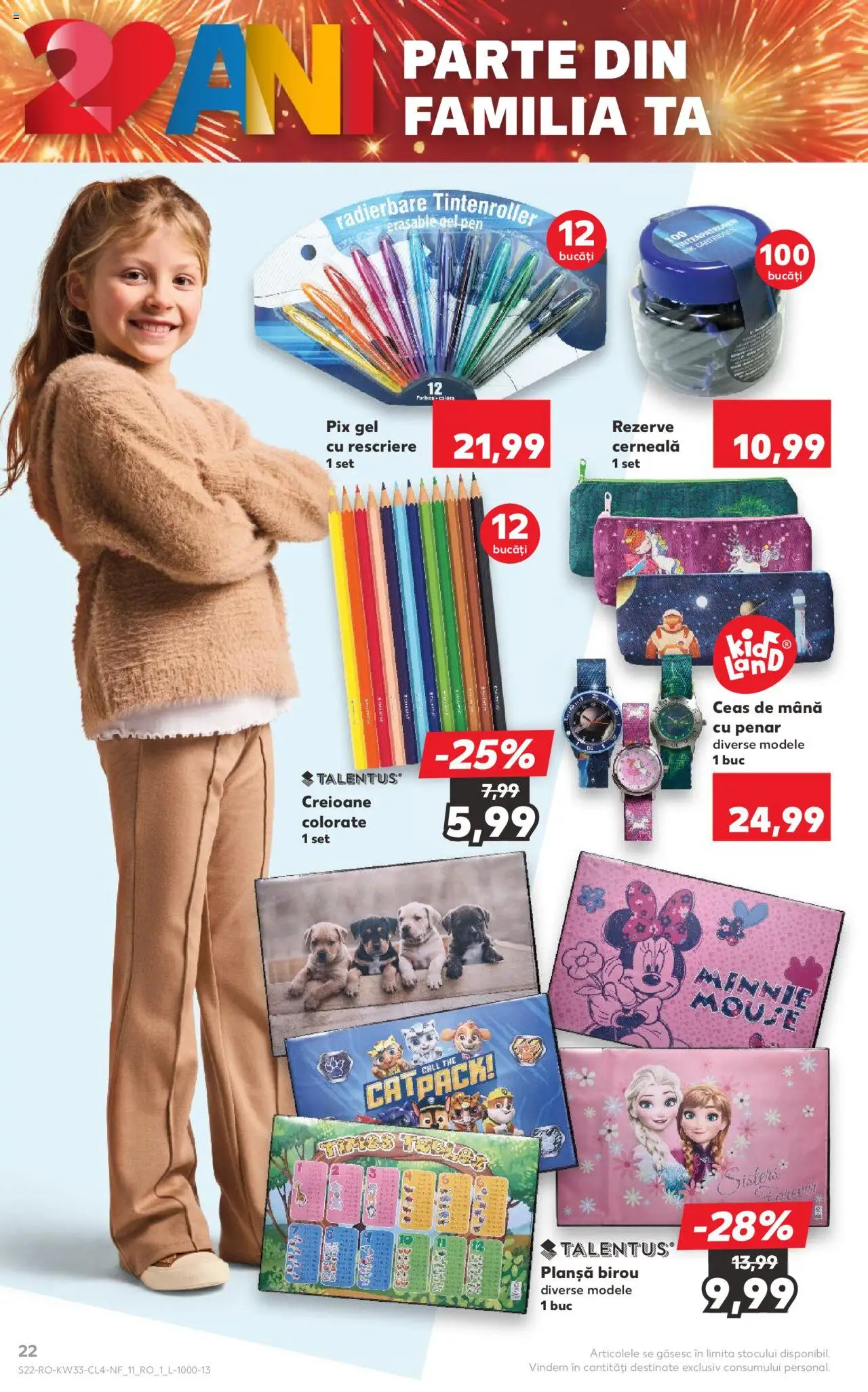 Catalog Kaufland - București – valabil de la 13.08.2025 | Pagină: 22 | Produse: Ceas, Mouse, Çikolatalı gofret
