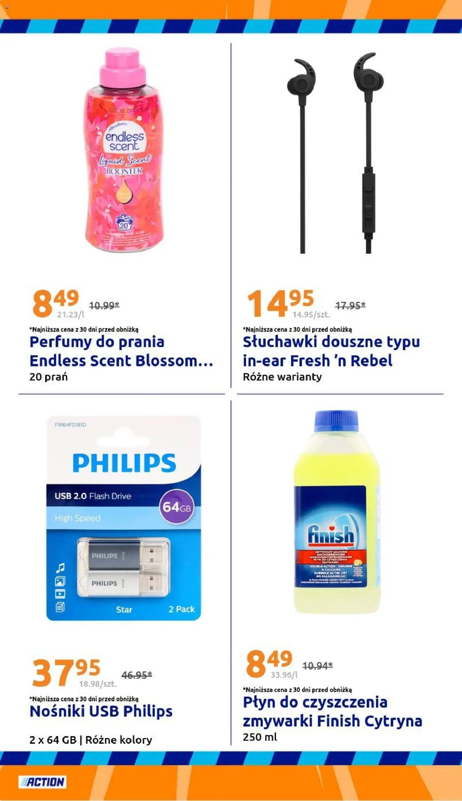 Action Gazetka od 31.12.2025 | Strona: 28 | Produkty: Cytryna, Słuchawki, USB, Perfumy