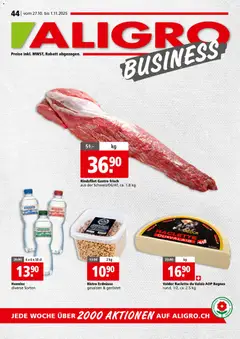 Aligro Aktionen Businesskunden - Chavannes, Matran, Genf, Sitten ab 27.10.2025 gültig