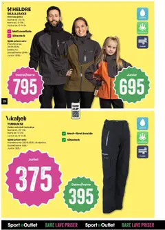 Forhåndsvisning av Sport Outlet kundeavis gyldig fra 14.10.2025 | Side: 20 | Produkter: Jakke