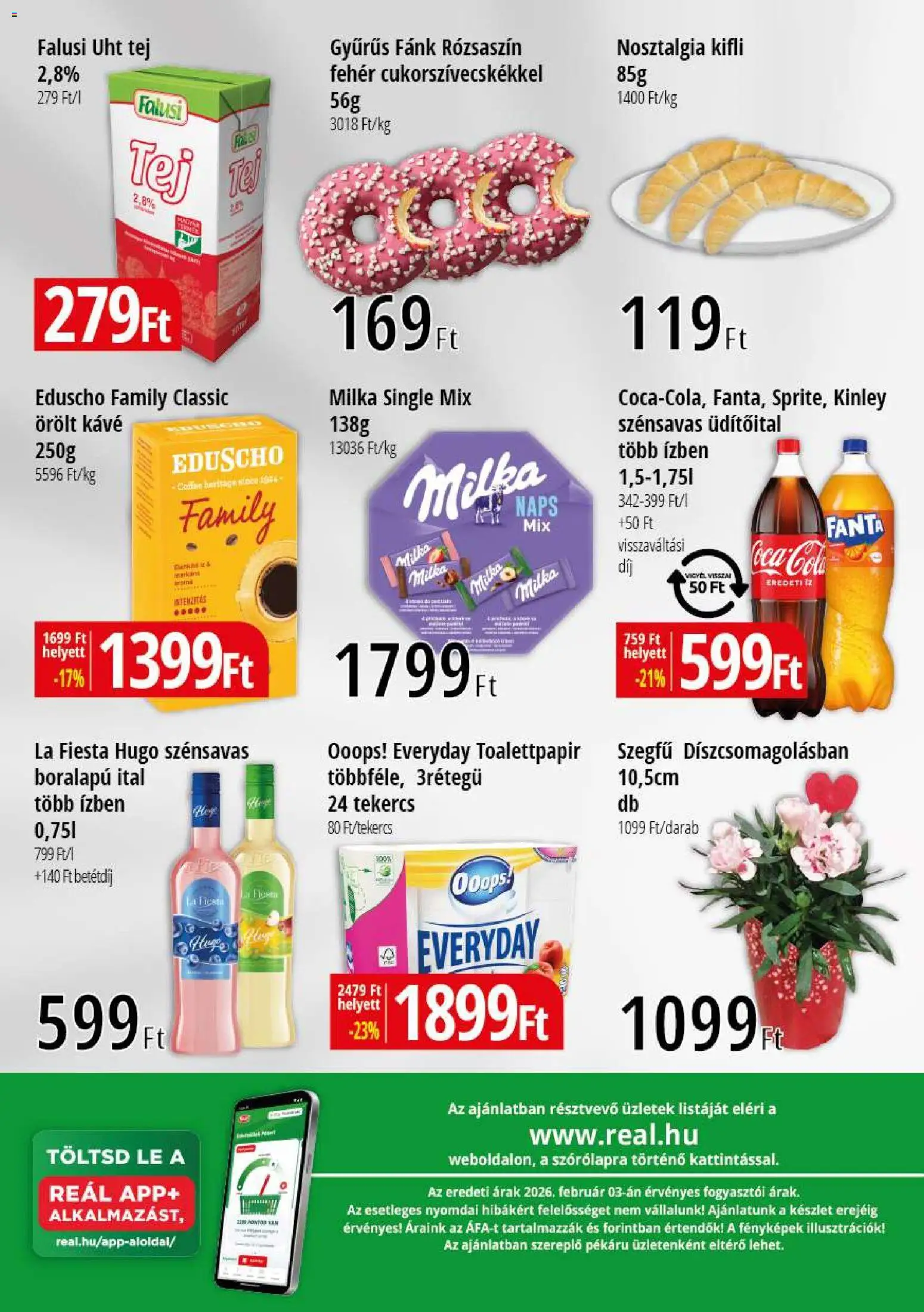 Reál akciós ujság - amely érvényes a következő dátumtól: 12.02.2026 | Oldal: 2