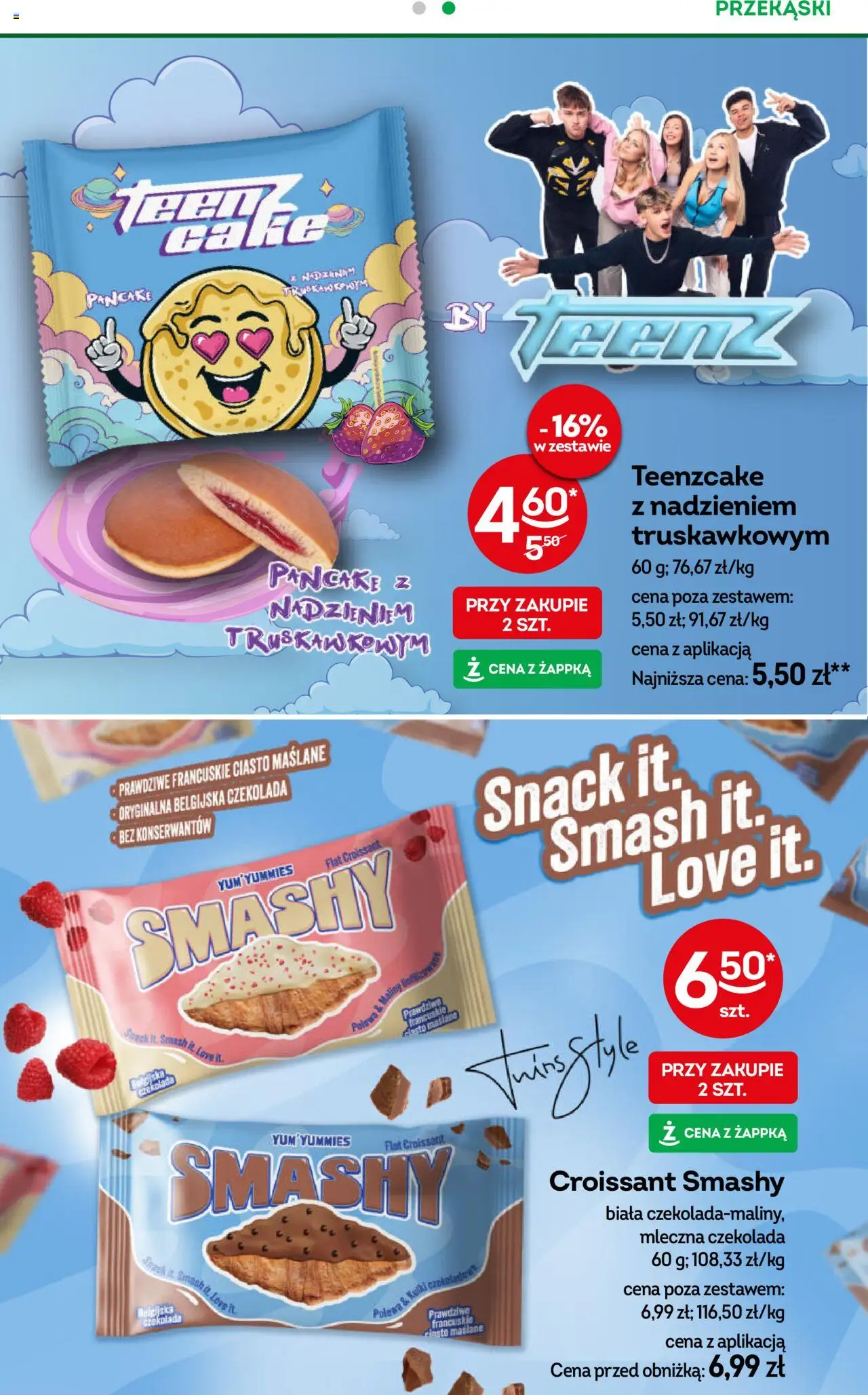 Żabka Gazetka od 08.10.2025 | Strona: 55 | Produkty: Maliny, Ciasto, Czekolada