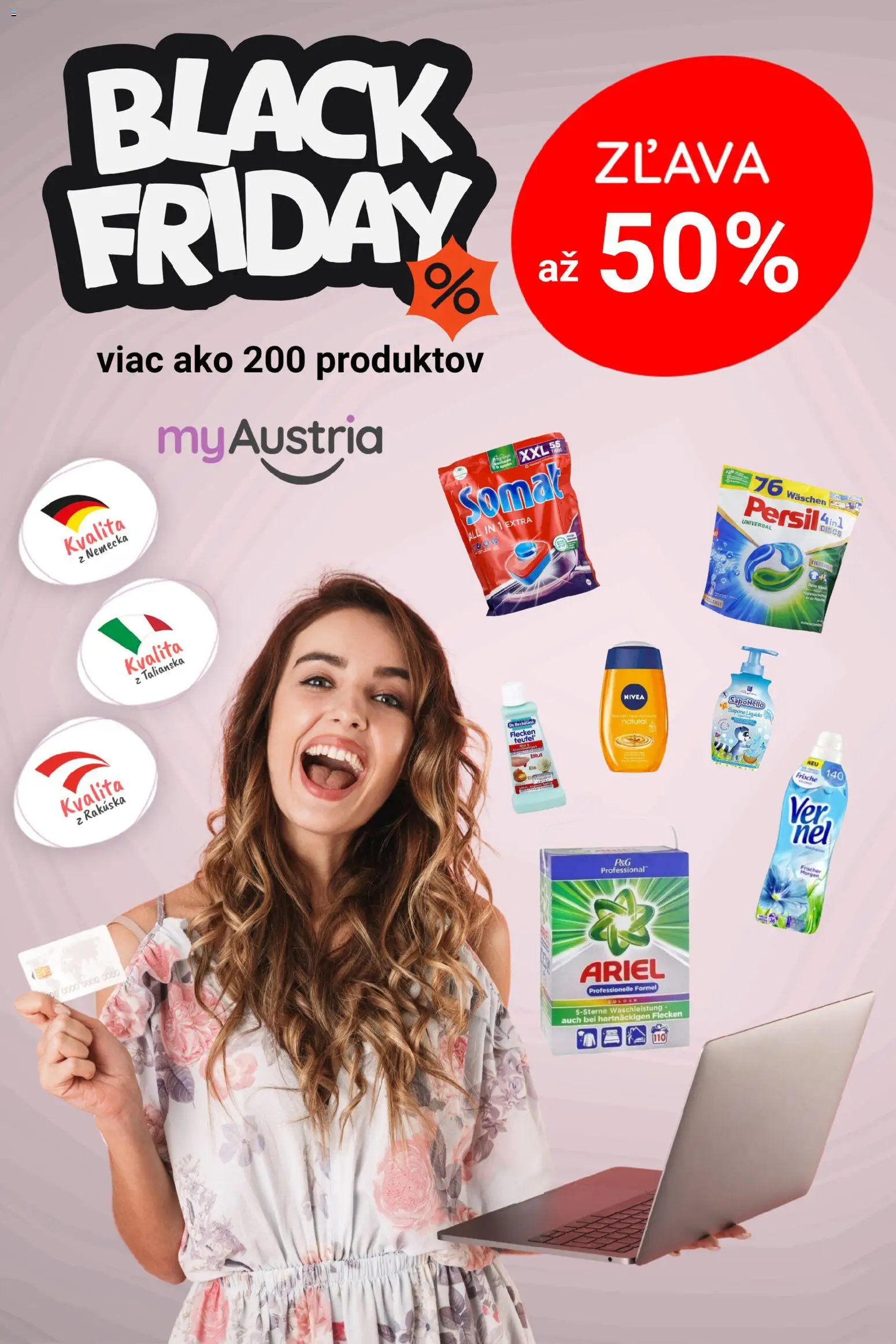 Nové Austria point s.r.o. akcie – leták je platný od 25.11.2025 | Strana: 1 | Produkty: Nivea, Ariel