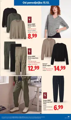 Esmara MEN® Muška majica, Komad, Visoki udio pamuka, Rebraste strukture, Veličine: 48-58 (M-XL) - Pregled kataloga iz trgovine Lidl, vrijedi od 15.12.2025 | Stranica: 39