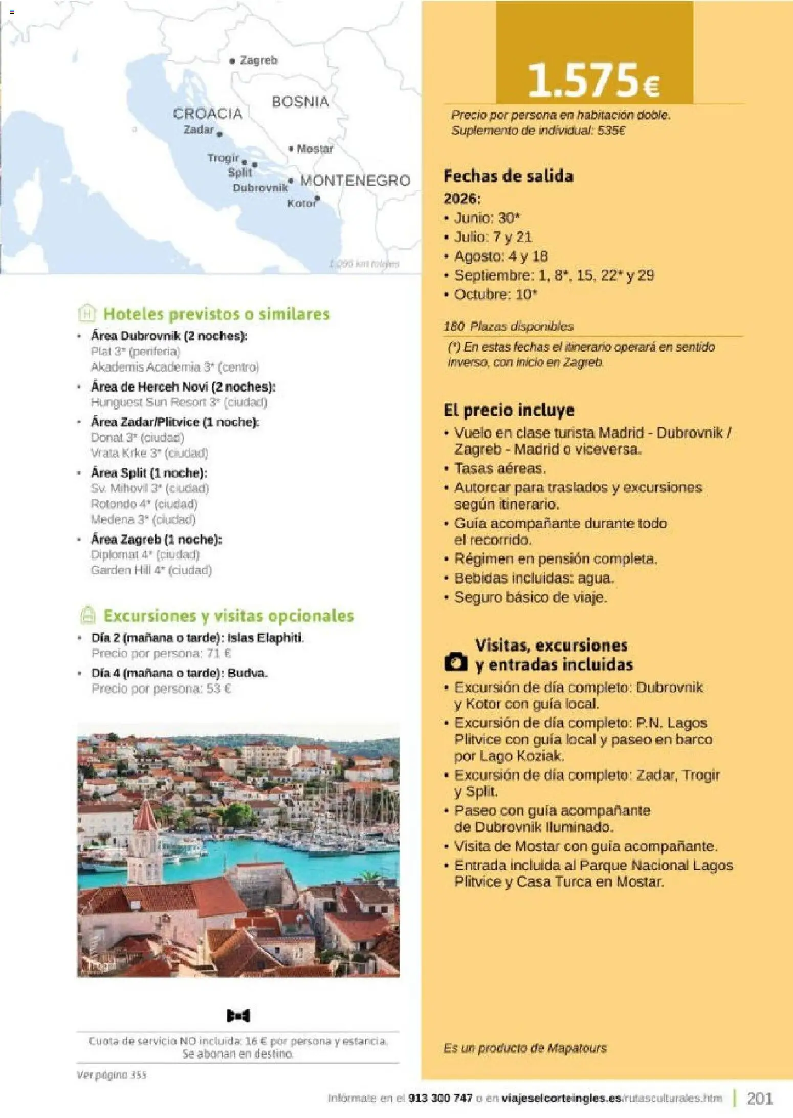 Viajes El Corte Inglés Rutas Culturales de la Comunidad de Madrid │ válido desde el 01.04.2026 | Página: 201