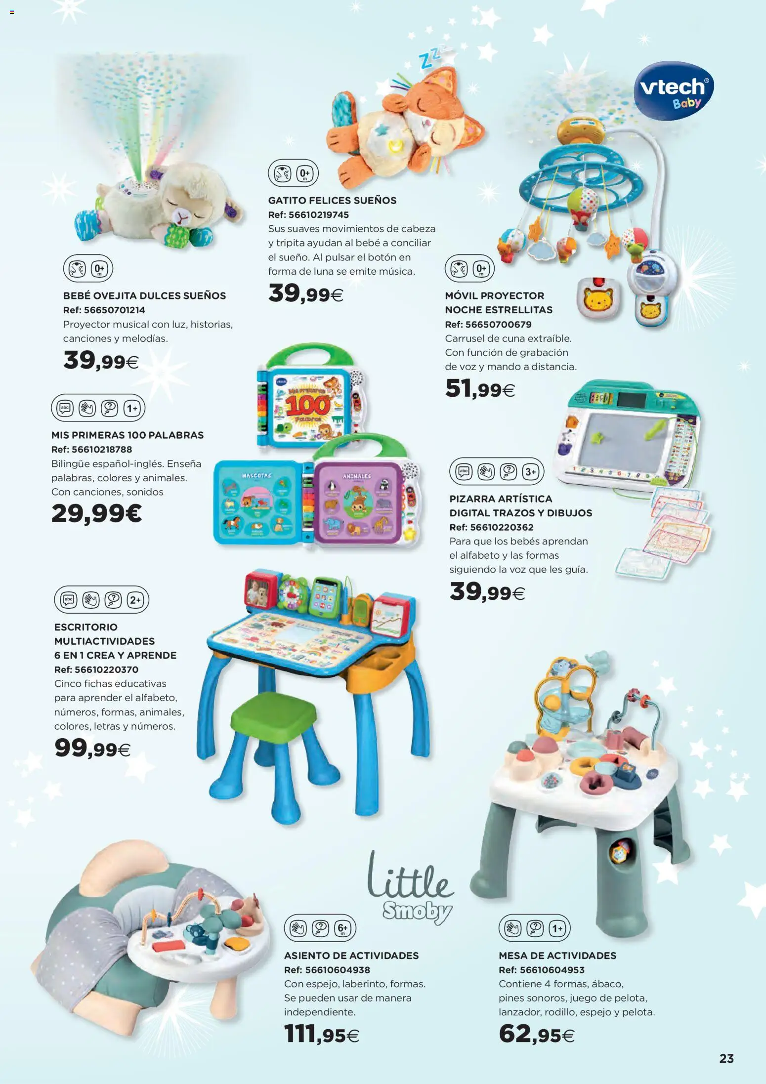 Hipercor catálogo │ válido desde el 31.10.2025 | Página: 23 | Productos: Mesa, Cuna, Espejo