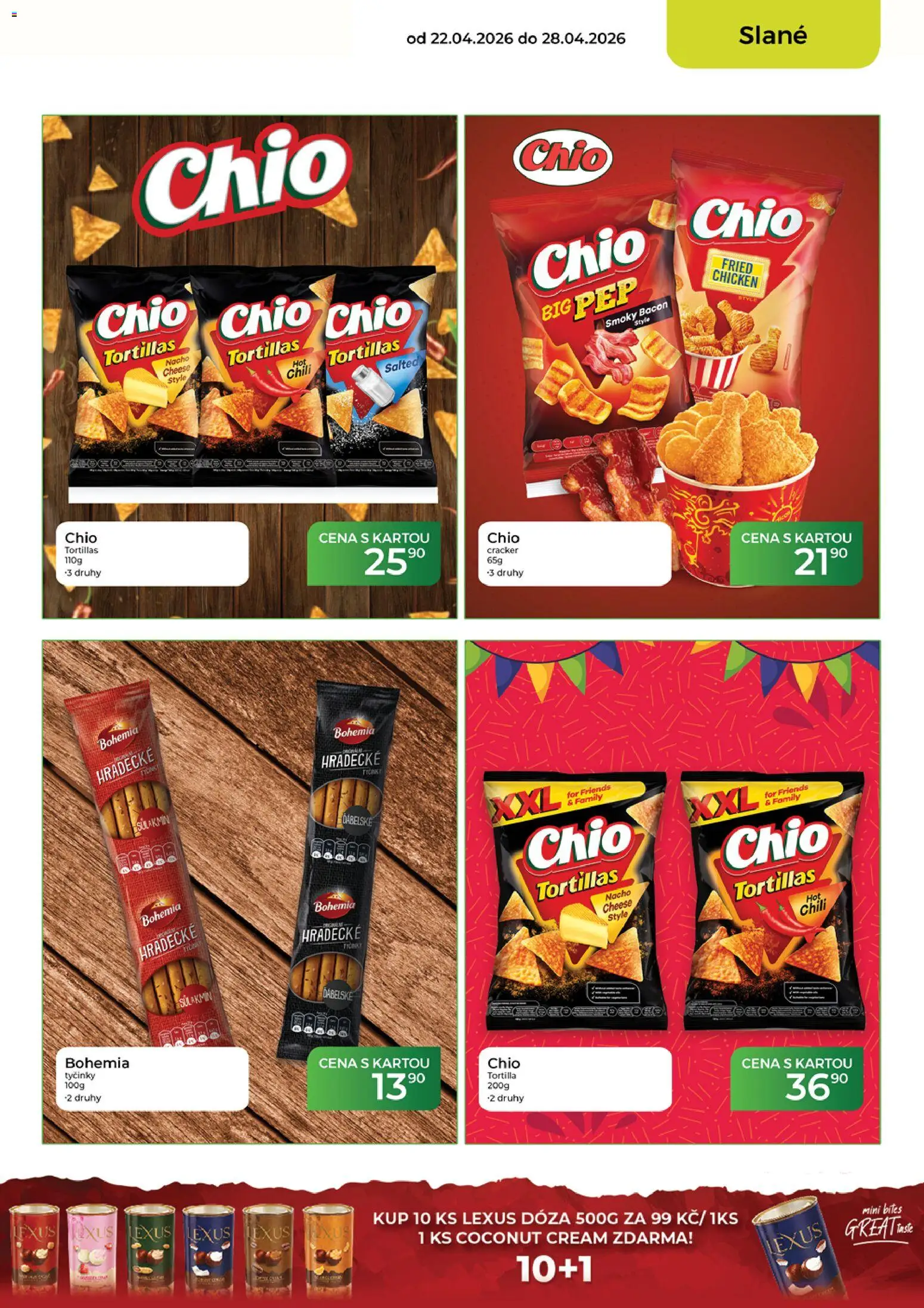 Tamda Foods leták od 22.04.2026 | Strana: 39 | Produkty: Dóza, Tyčinky, Tortilla