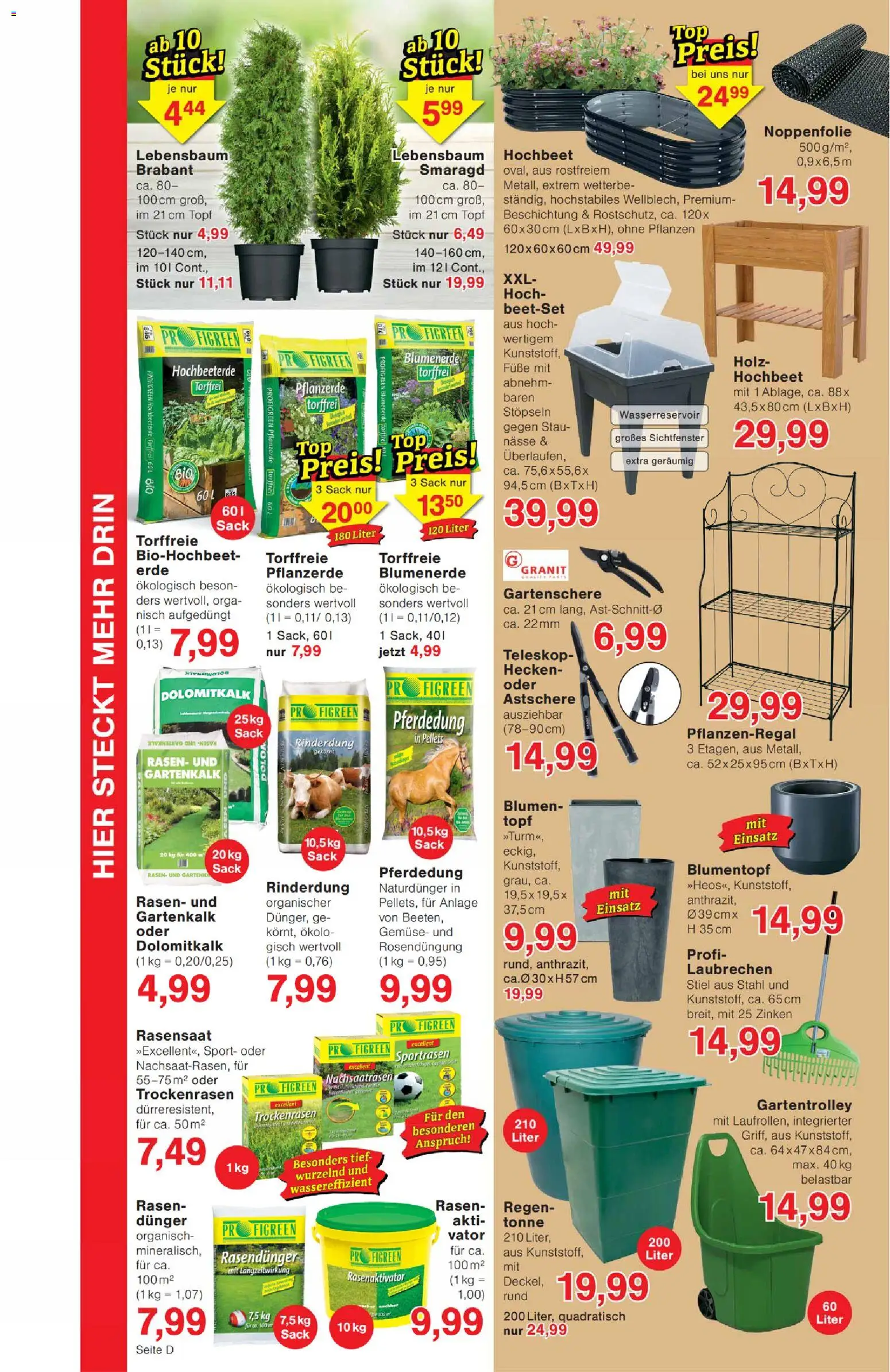 Wiglo Wunderland Prospekt 	 – gültig ab 16.03.2026 | Seite: 10 | Produkte: Top, Hochbeet, Pflanzerde, Gemüse