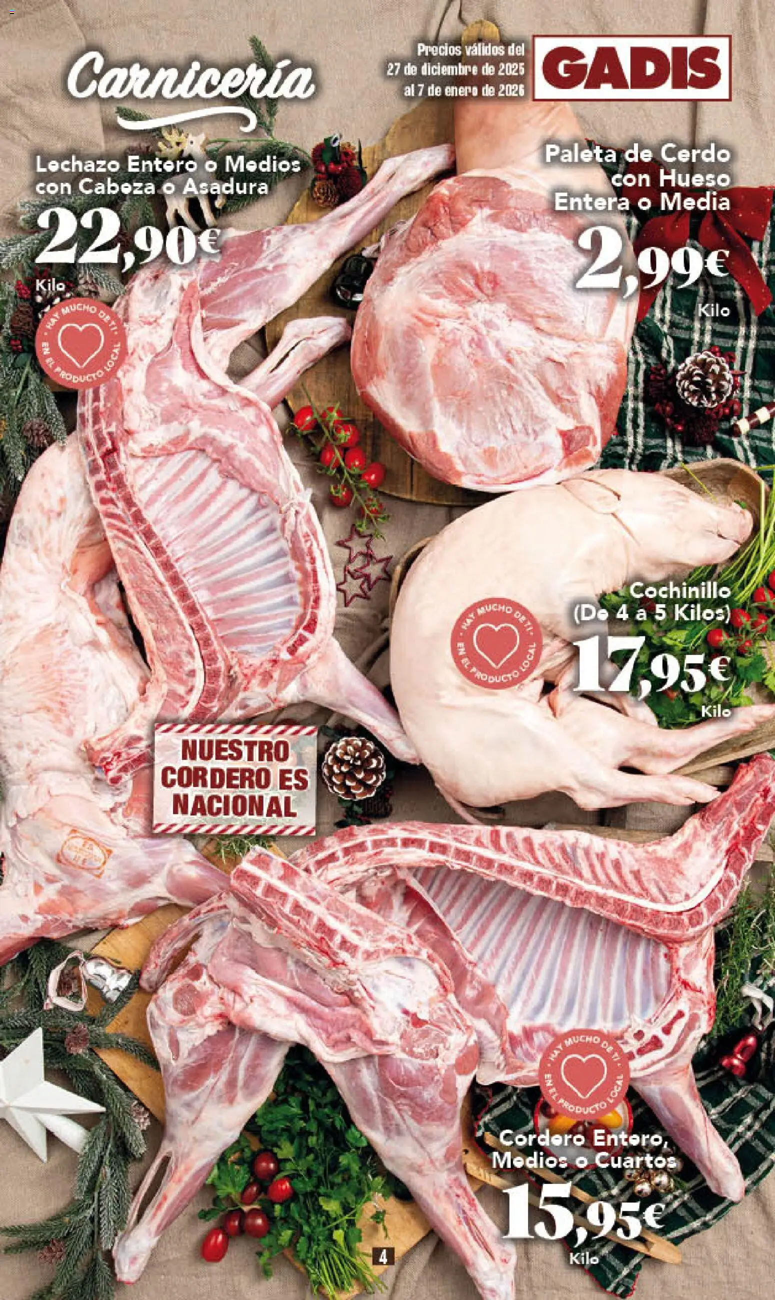 Gadis - folleto │ válido desde el 27.12.2025 | Página: 4 | Productos: Cerdo, Φίλτρο καφέ