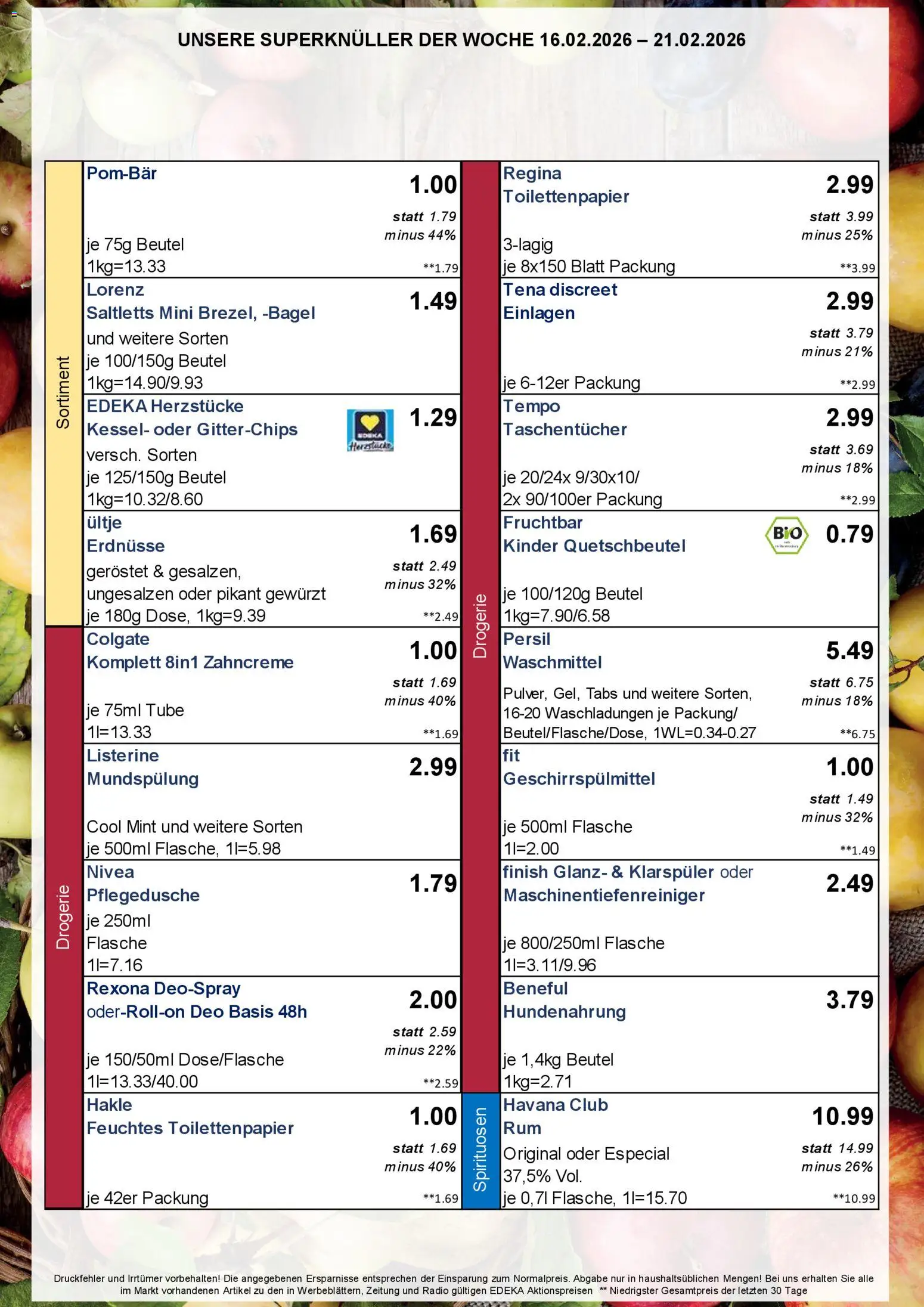 Simmel - Bayern – gültig ab 16.02.2026 | Seite: 3 | Produkte: Geschirrspülmittel, Tempo, Persil, Feuchtes Toilettenpapier