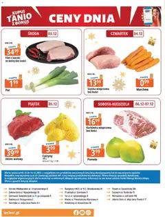 Pogląd oferty "E.Leclerc Gazetka - Warszawa Jerozolimskie" - ważna od 02.12.2025 | Strona: 24 | Produkty: Karta, Karkówka, Karkówka wieprzowa, Filet z kaczki