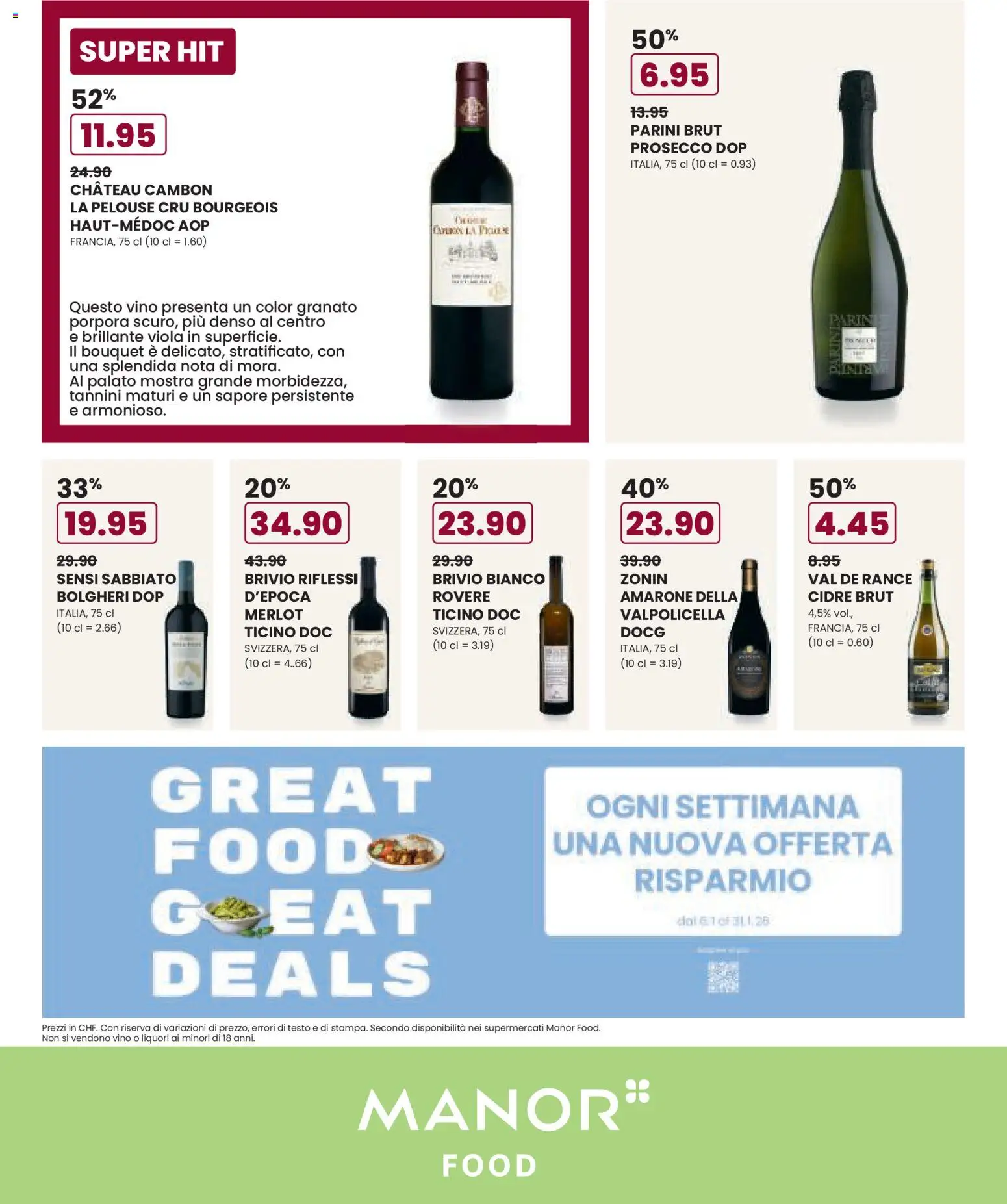 Manor Aktionen IT – gültig ab 06.01.2026 | Seite: 8 | Produkte: Merlot