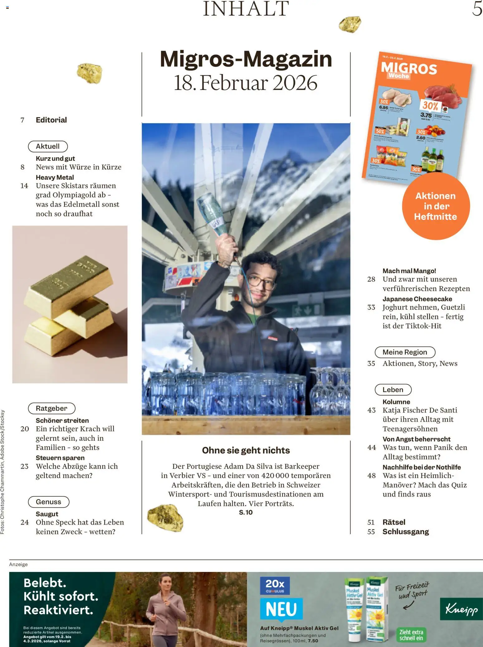 Migros Magazin – gültig ab 18.02.2026 | Seite: 5 | Produkte: Joghurt, Mango