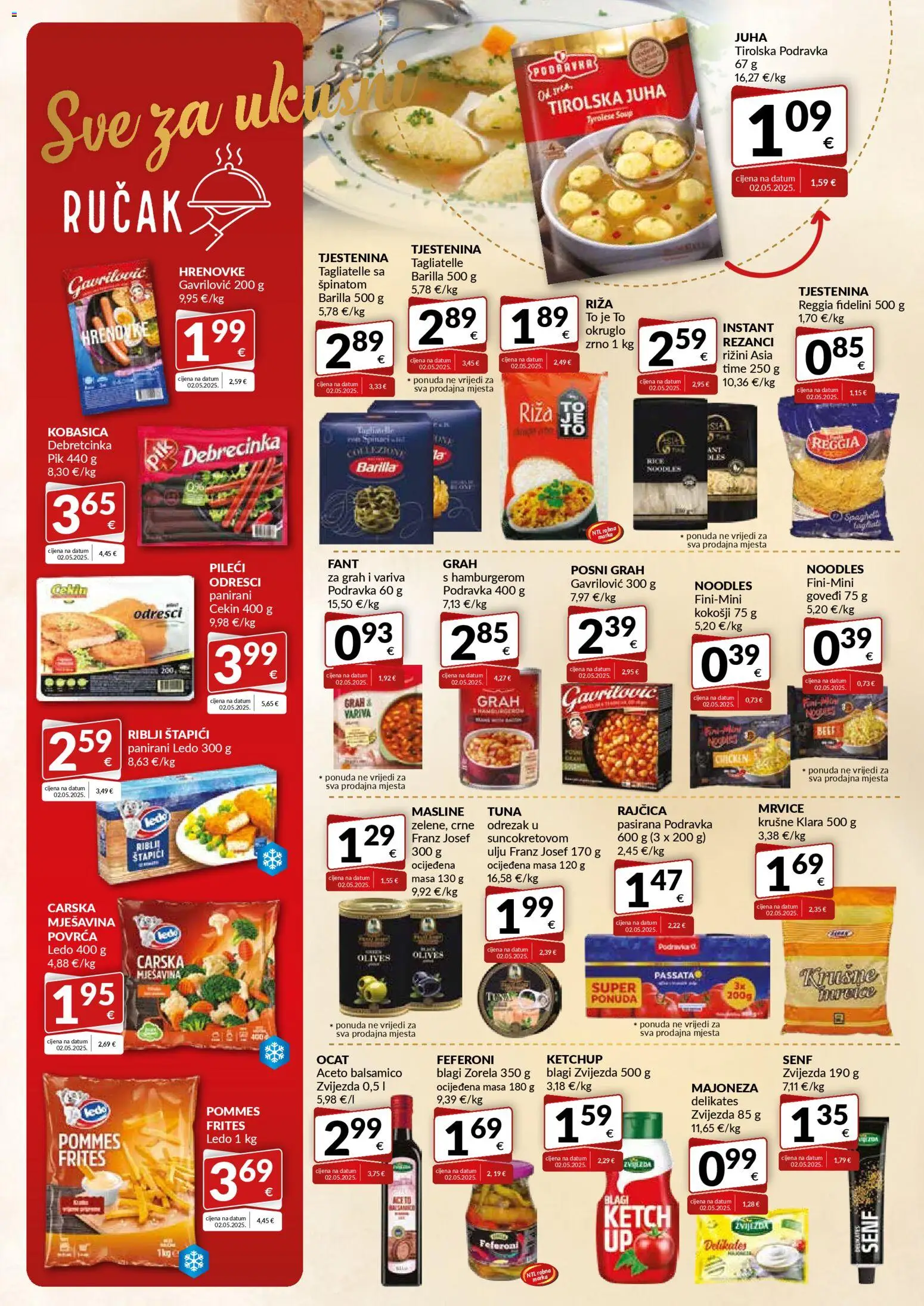 Bakmaz katalog | vrijedi od 28.01.2026 | Stranica: 4 | Proizvodi: Grah, Masline, Ocat, Štapići