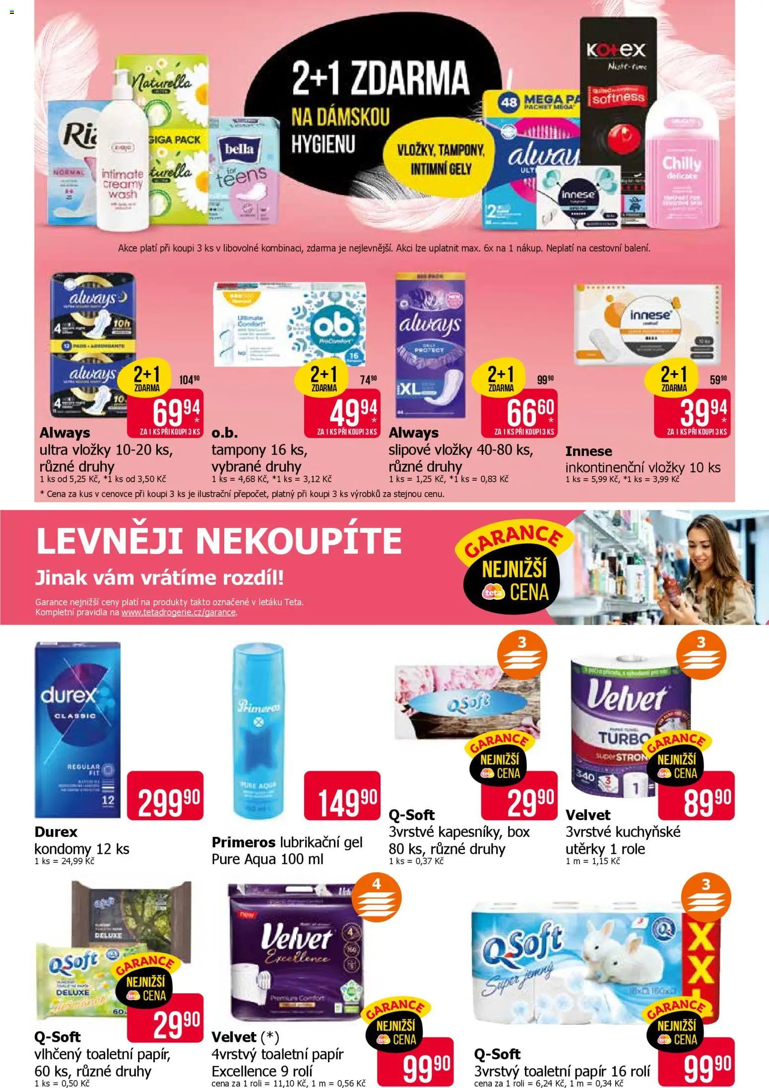TETA Drogerie leták od 23.04.2026 | Strana: 17 | Produkty: Box, Lubrikační gel, Durex, Tampony