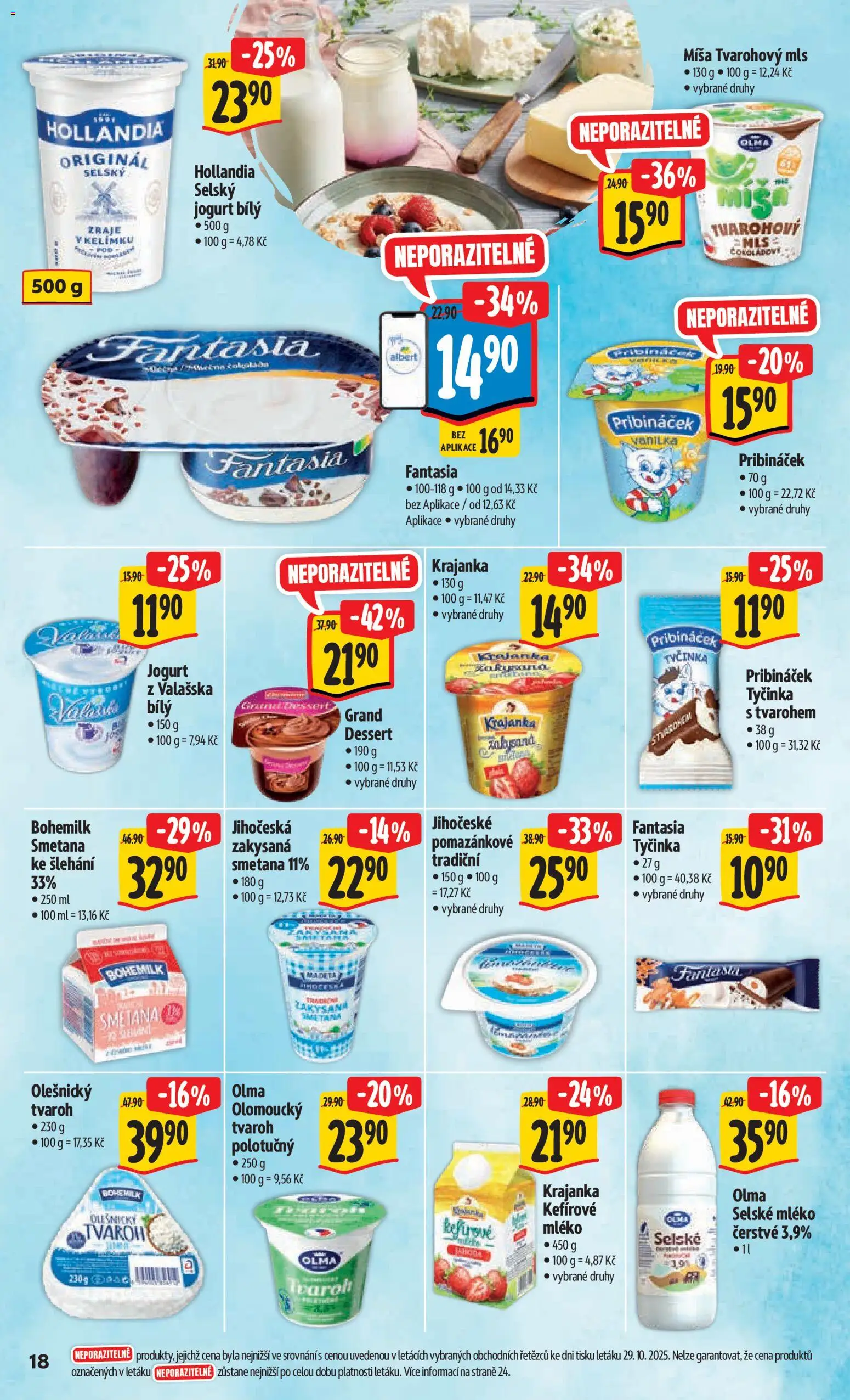 Albert leták - Hypermarket od 05.11.2025 | Strana: 27 | Produkty: Mléko, Jogurt, Smetana, Tvaroh