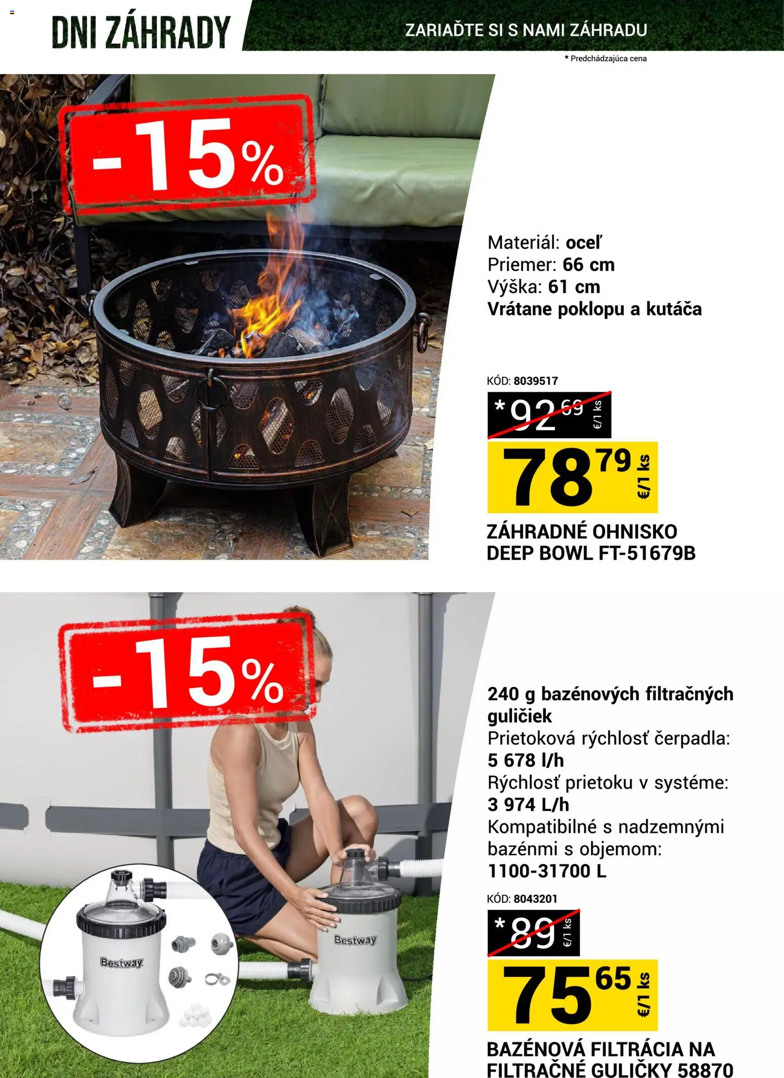 Nové Merkury Market akcie – leták je platný od 18.04.2026 | Strana: 19 | Produkty: Filtrácia