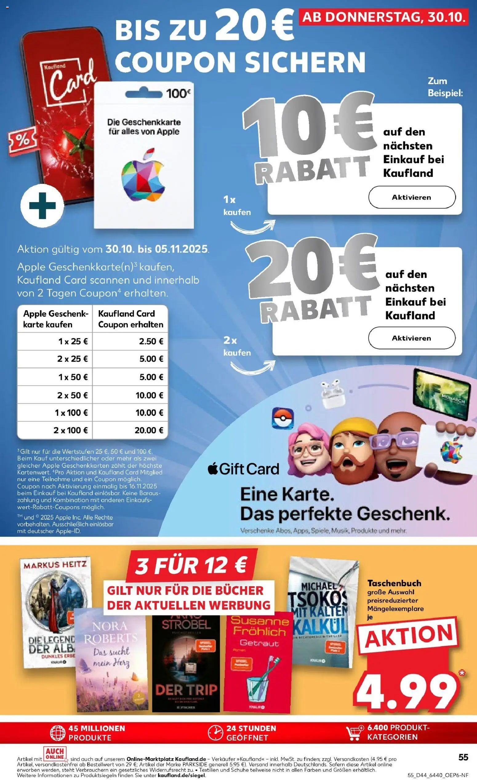 Kaufland prospekt Buchen	 – gültig ab 30.10.2025 | Seite: 55 | Produkte: Apple