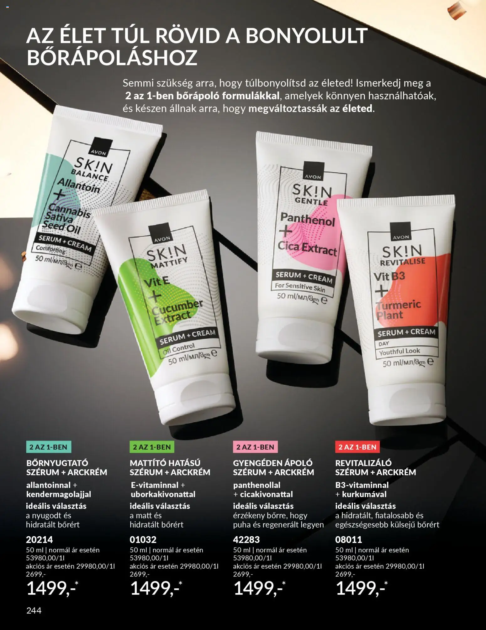 Avon akciós ujság - amely érvényes a következő dátumtól: 01.11.2025 | Oldal: 250