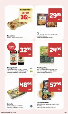 Ostkaka, Frödinge, 600g, jfr-pris 81,58/kg - Förhandsvisning av reklamblad från butik Hemköp aktuell från 30.03.2026 | Sida: 8