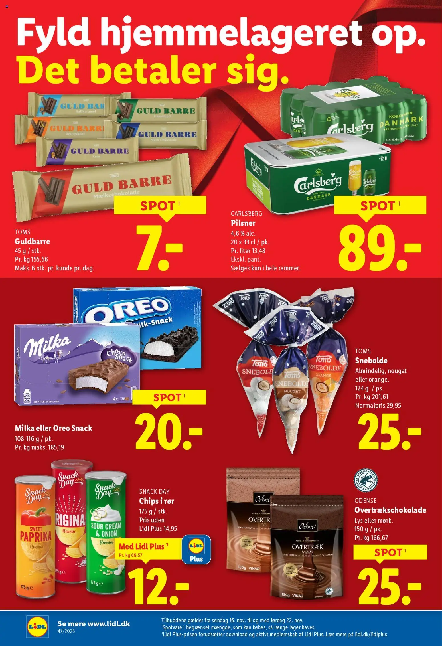Lidl tilbudsavis – gyldig fra 16.11.2025 | Side: 8 | Produkter: Chokolade, Søm, Oreo, Paprika