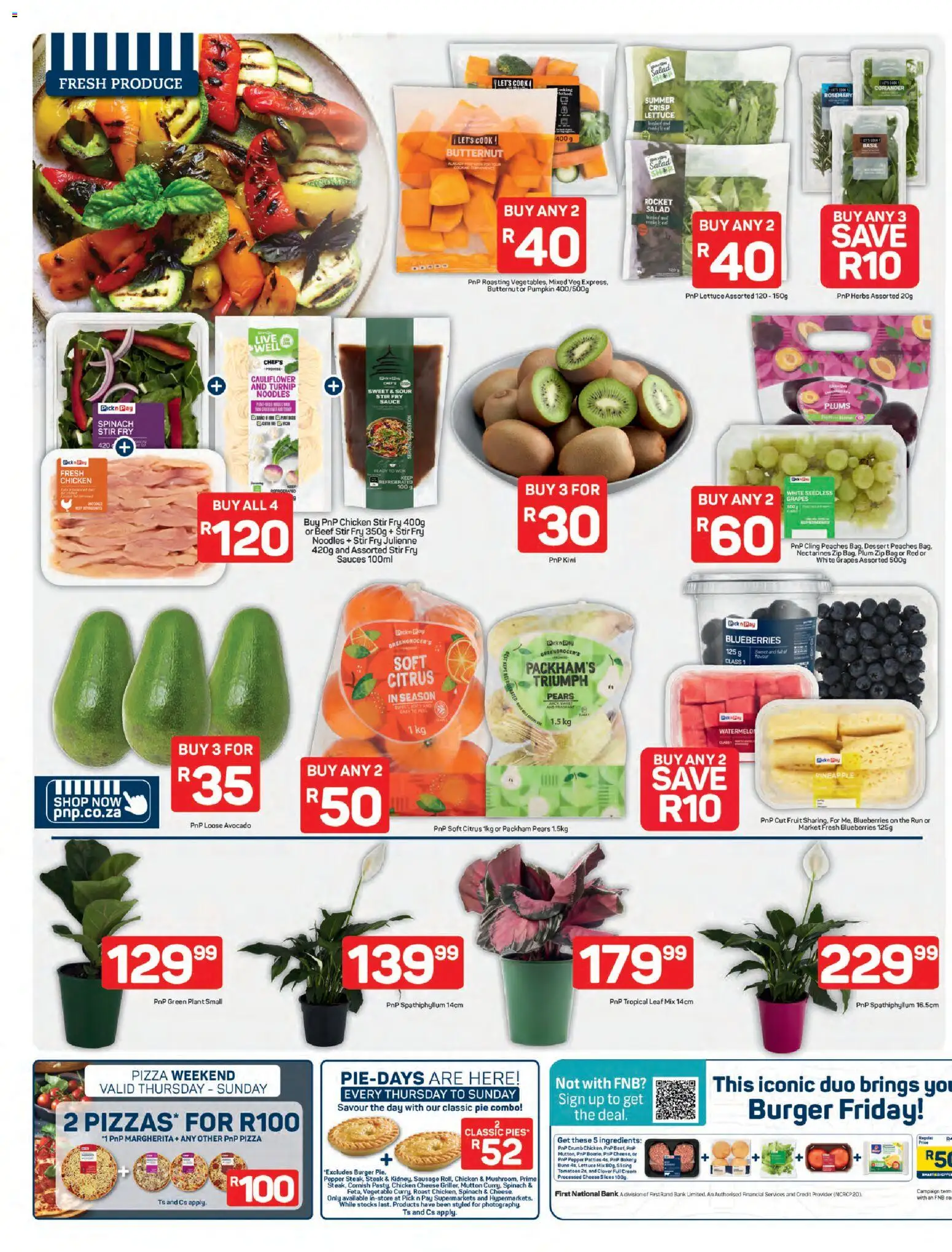 New Pick n Pay catalogue – valid from 02.03.2026 | Page: 3 | Products: Blueberries, Noodles, Salad, Pepper