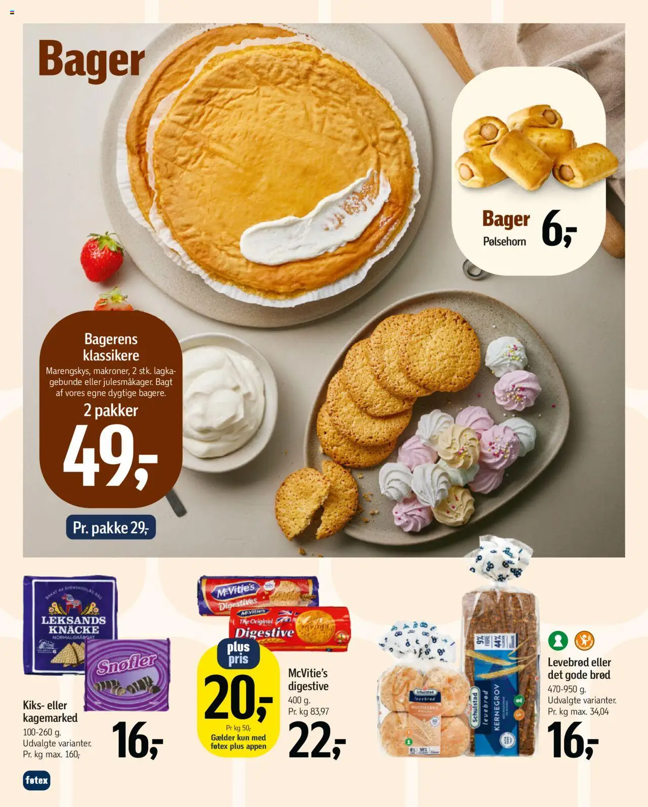 Føtex tilbudsavis – gyldig fra 17.10.2025 | Side: 29 | Produkter: Brød, Pølsehorn