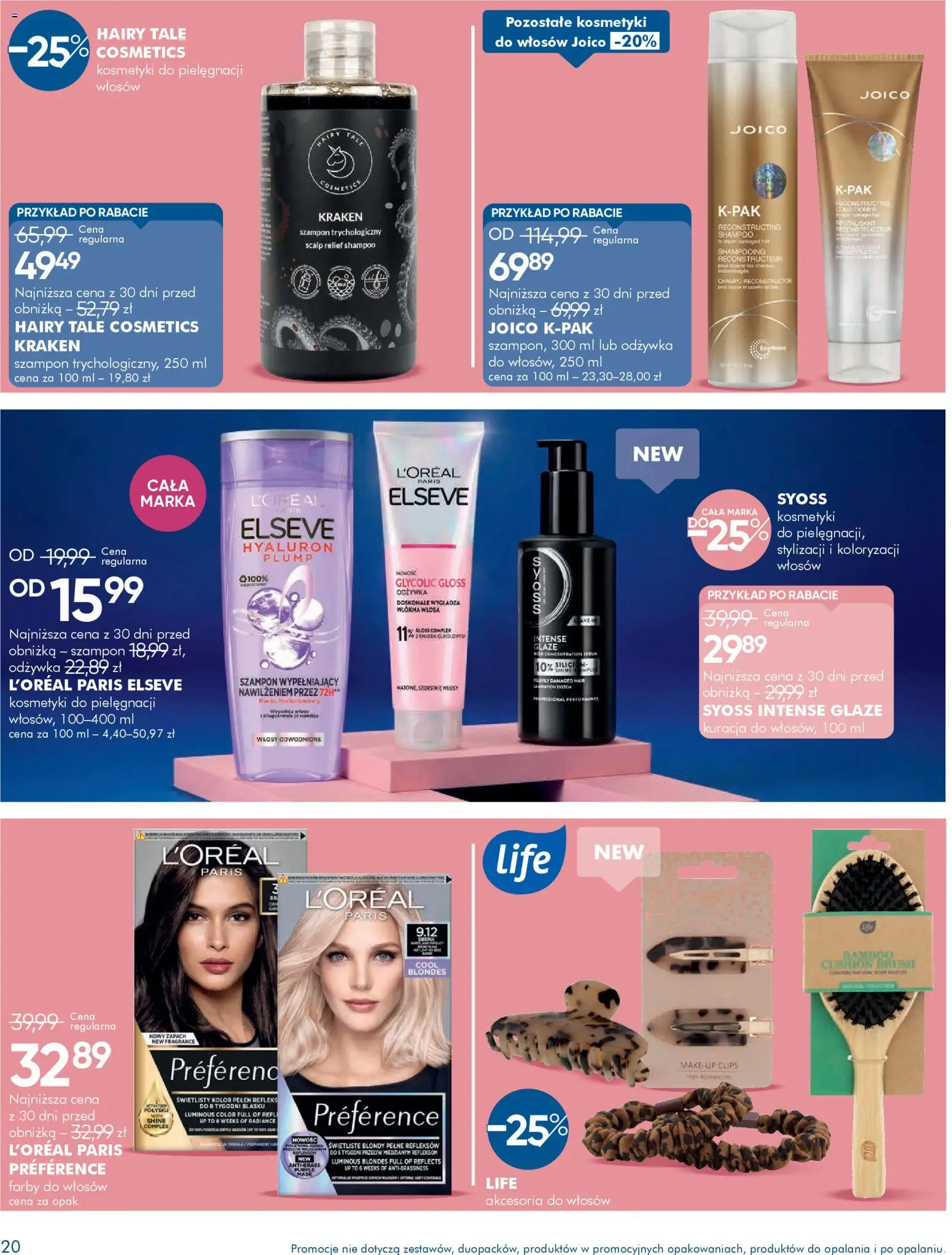 Super-pharm gazetka od 08.04.2026 | Strona: 20 | Produkty: Farby do włosów, Kosmetyki, Por, Szampon