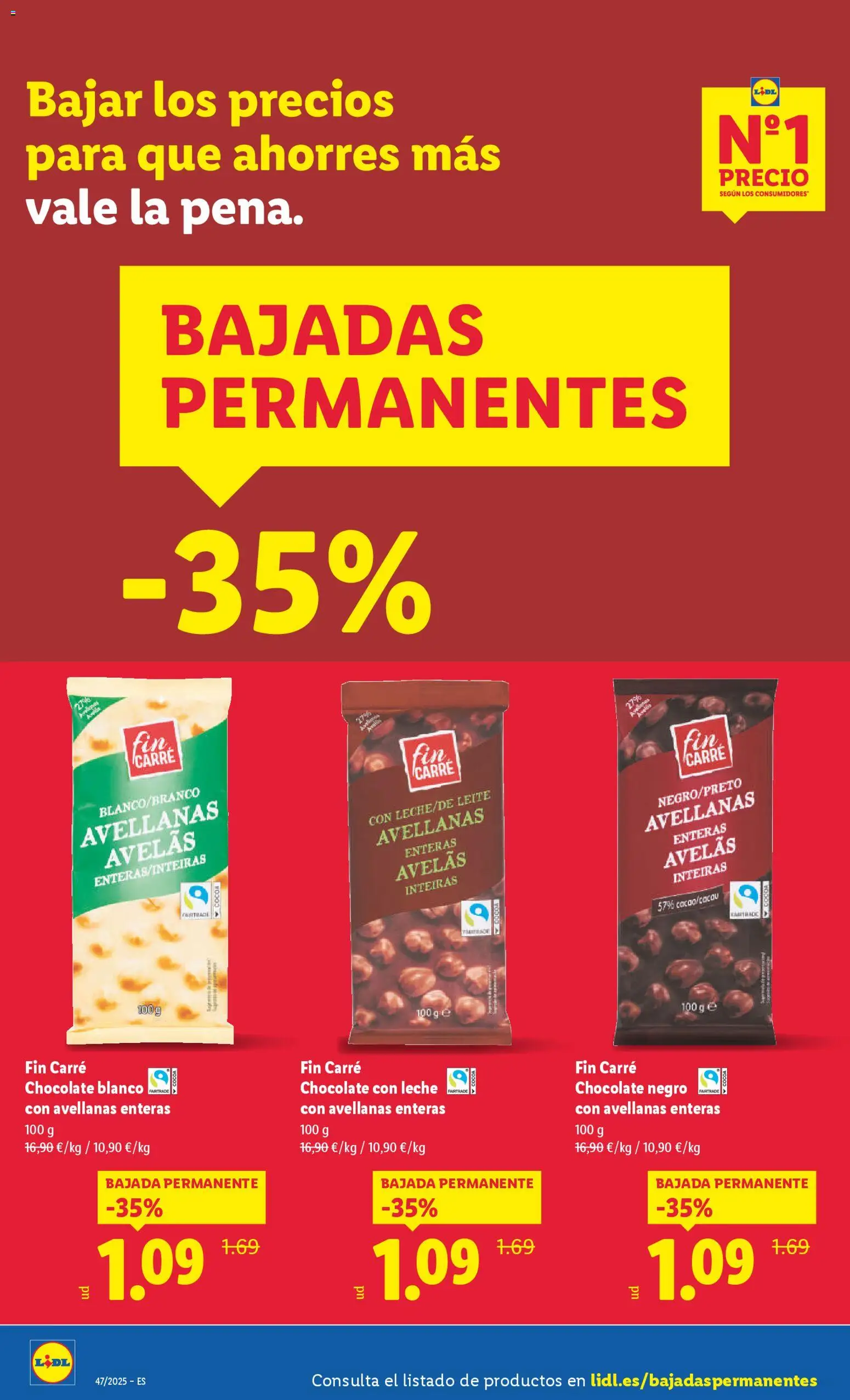 Lidl folleto │ válido desde el 17.11.2025 | Página: 18 | Productos: Leche, Chocolate, Chocolate con leche